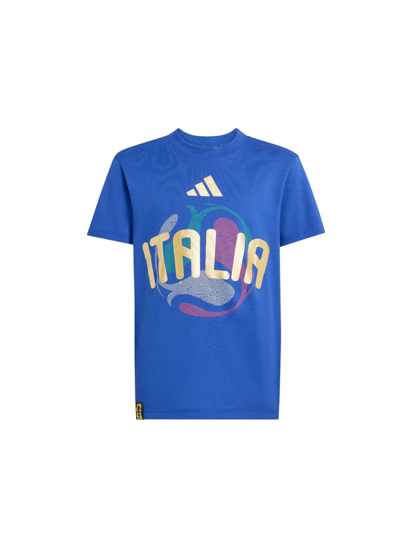 Детская футболка с принтом T-Shirt Adidas — изображение 1 из 1, синий