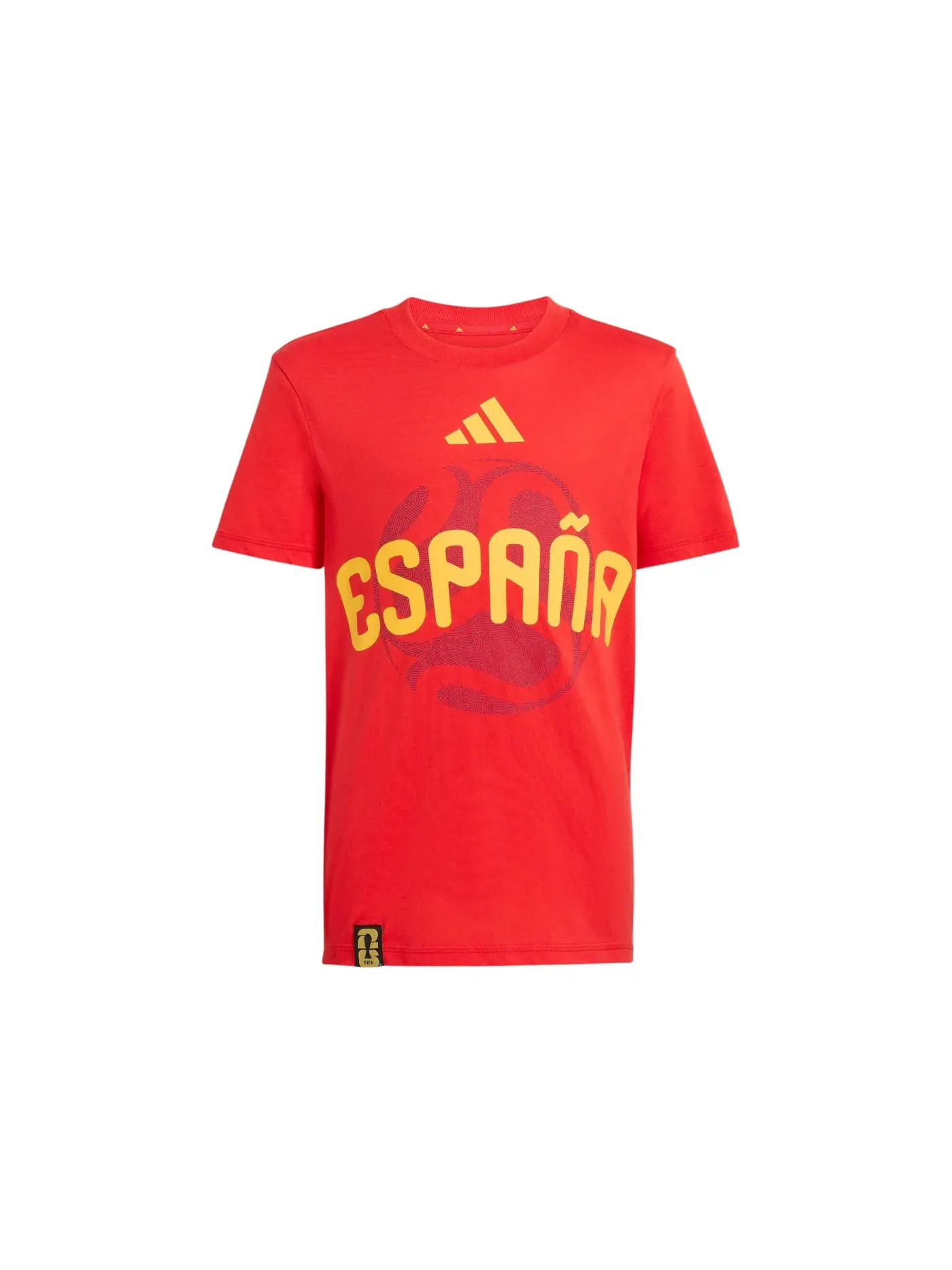 Детская футболка с принтом Spain Adidas — изображение 1 из 1, красный