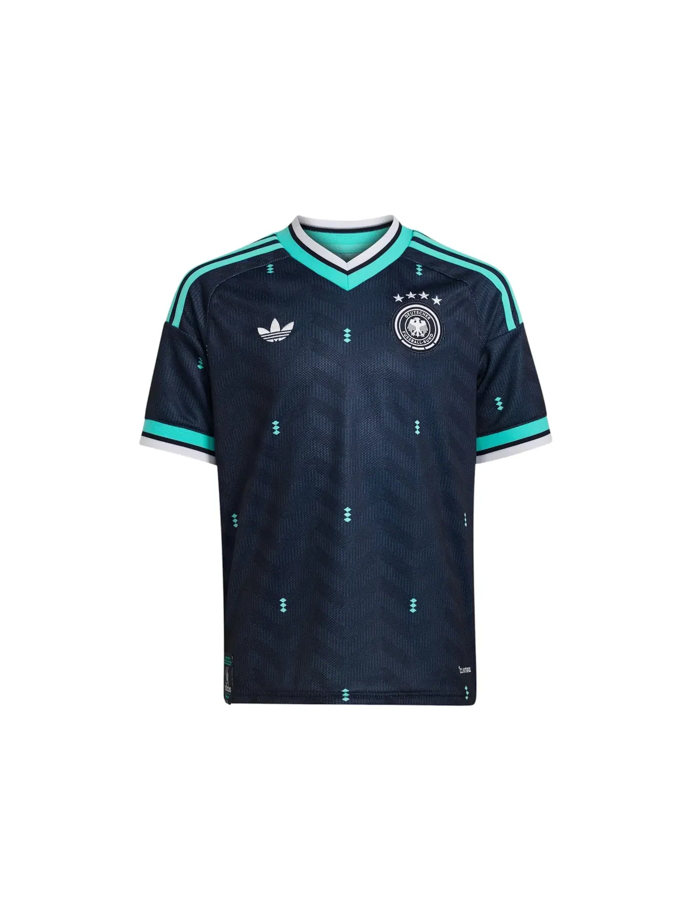 Детская футболка с длинным рукавом Jersey Adidas — изображение 1 из 1, темно-синий