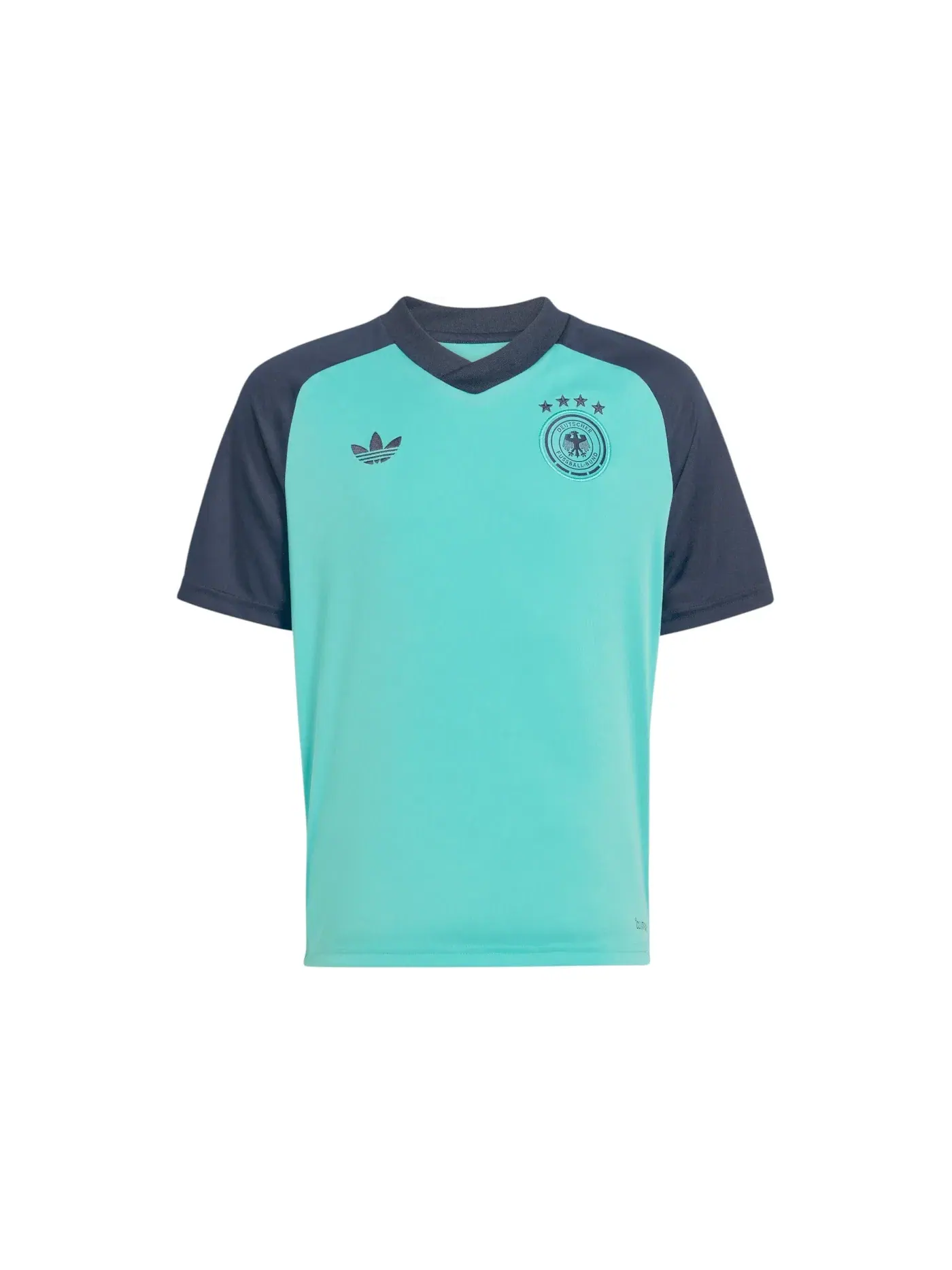 Детская футболка с коротким рукавом Jersey Adidas — изображение 1 из 1, голубой