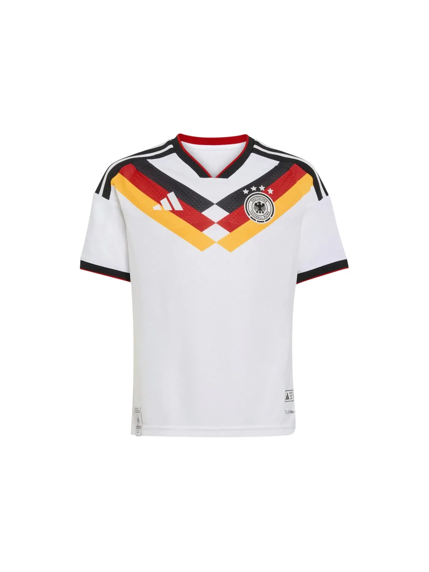 Детская футбольная футболка с коротким рукавом Jersey Adidas — изображение 1 из 1, белый