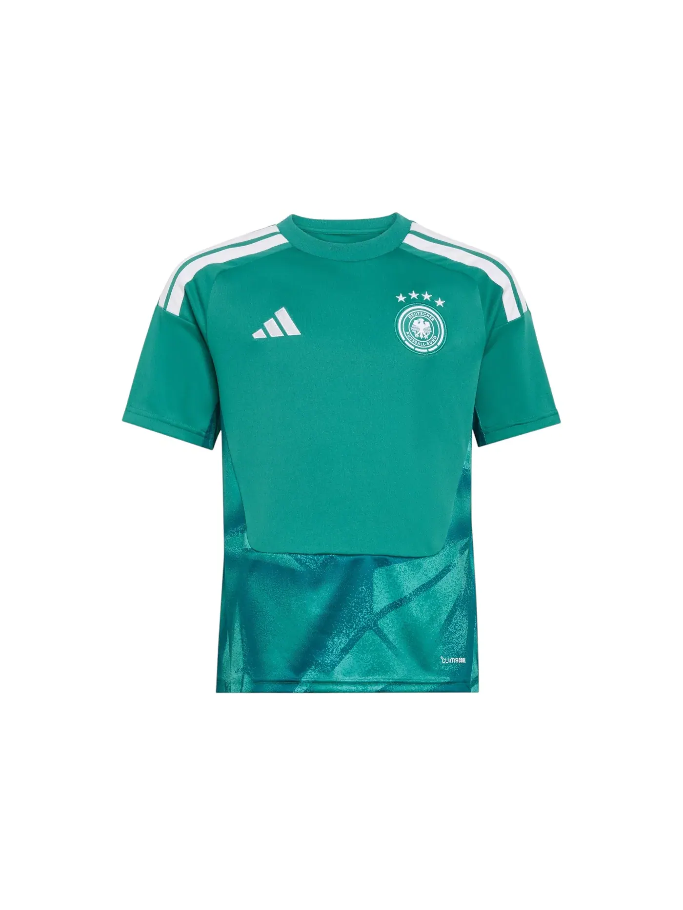 Детская футболка-джерси с длинным рукавом Jersey Adidas — изображение 1 из 1, зеленый