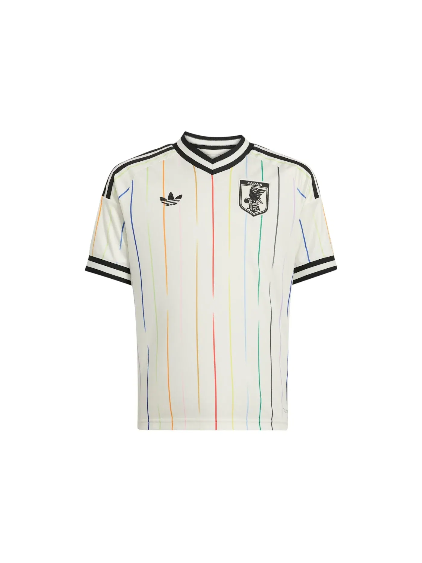 Детская футбольная футболка с принтом Jersey Adidas — изображение 1 из 1, белый/черный