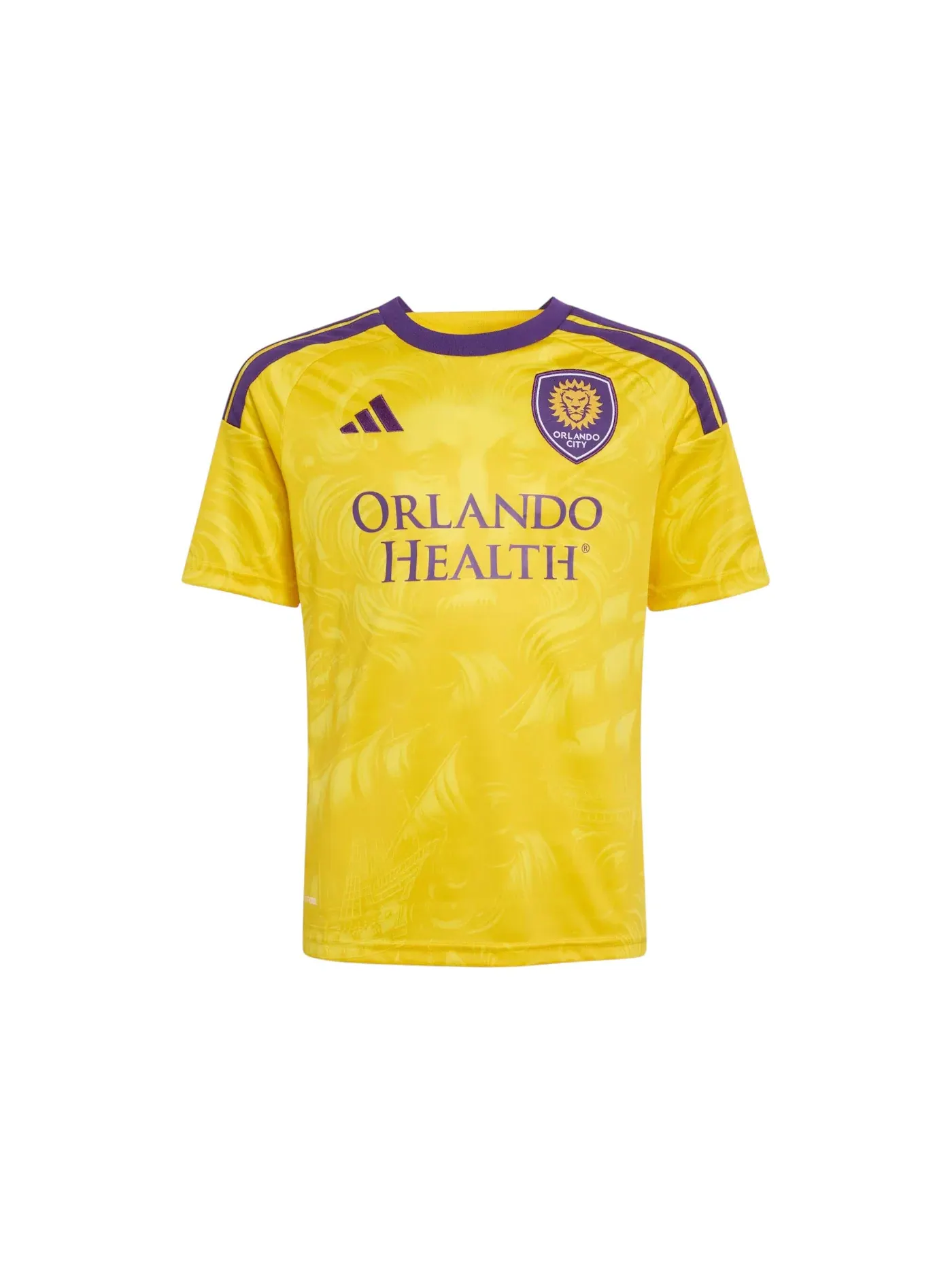 Детская футбольная футболка с длинным рукавом Jersey Adidas — изображение 1 из 1, желтый