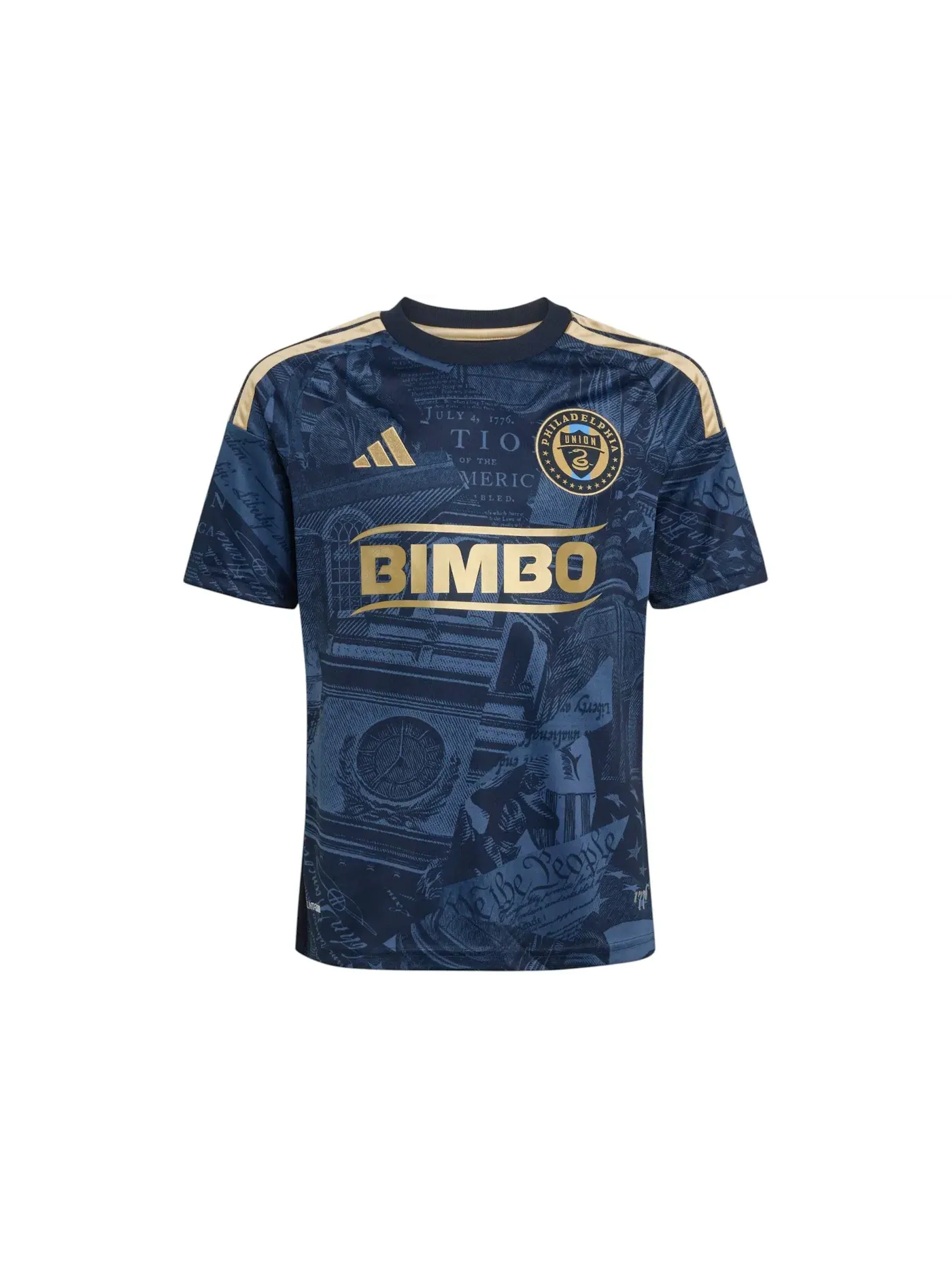 Детская футбольная футболка с длинным рукавом Jersey Adidas — изображение 1 из 1, темно-синий