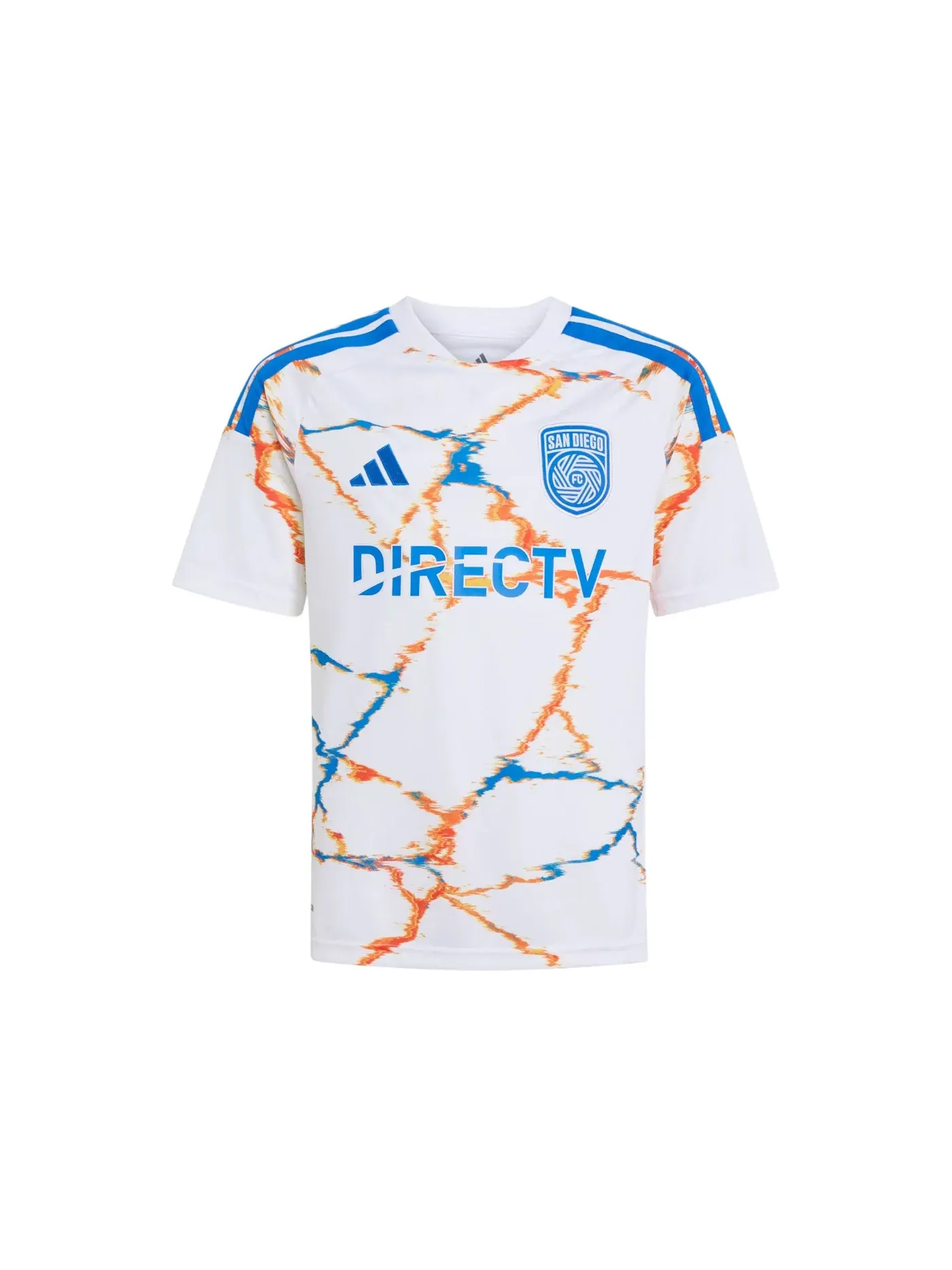 Детская футбольная футболка с длинным рукавом Jersey Adidas — изображение 1 из 1, белый