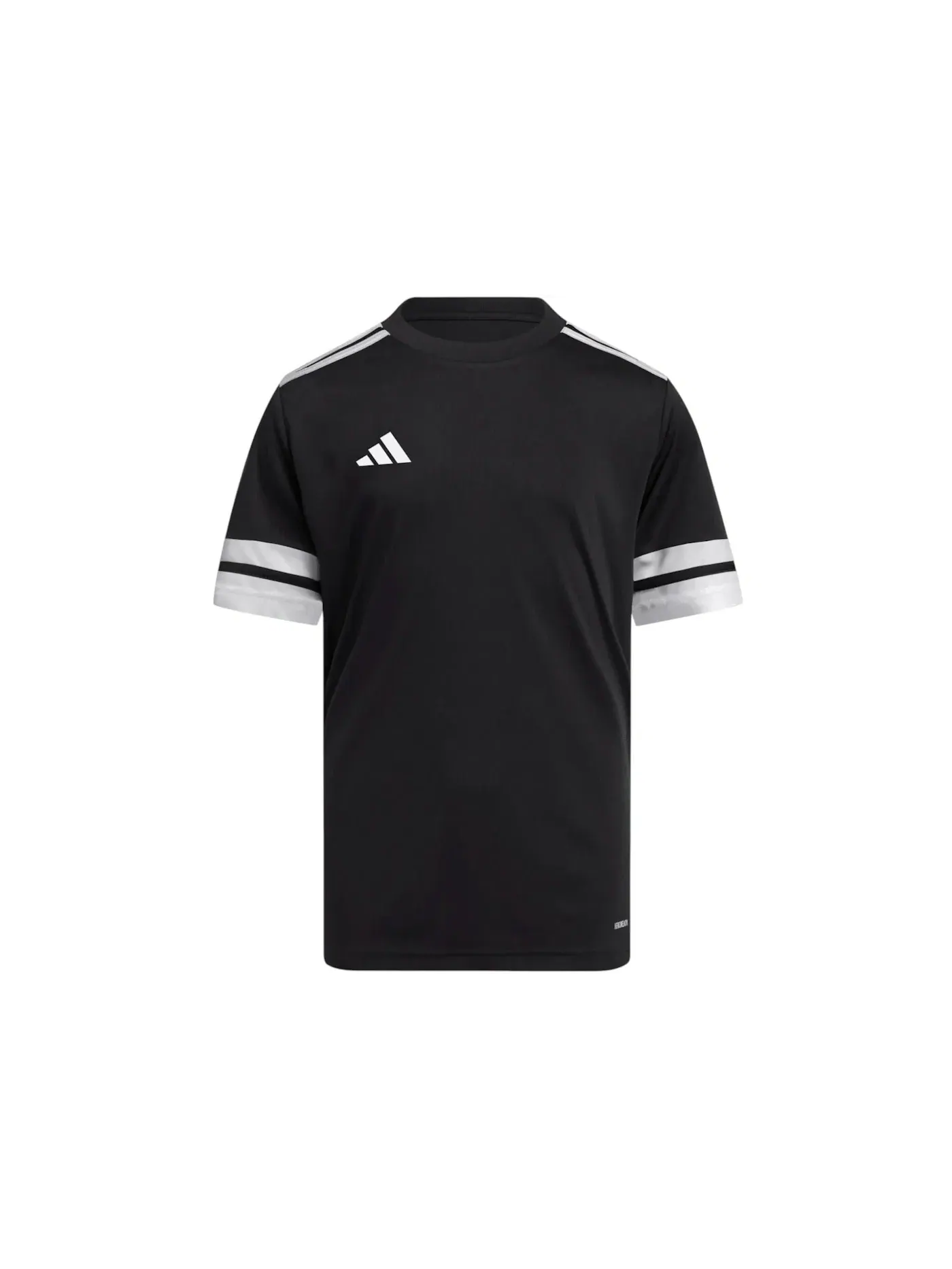 Детская футбольная футболка Adidas — изображение 1 из 1, черный/белый