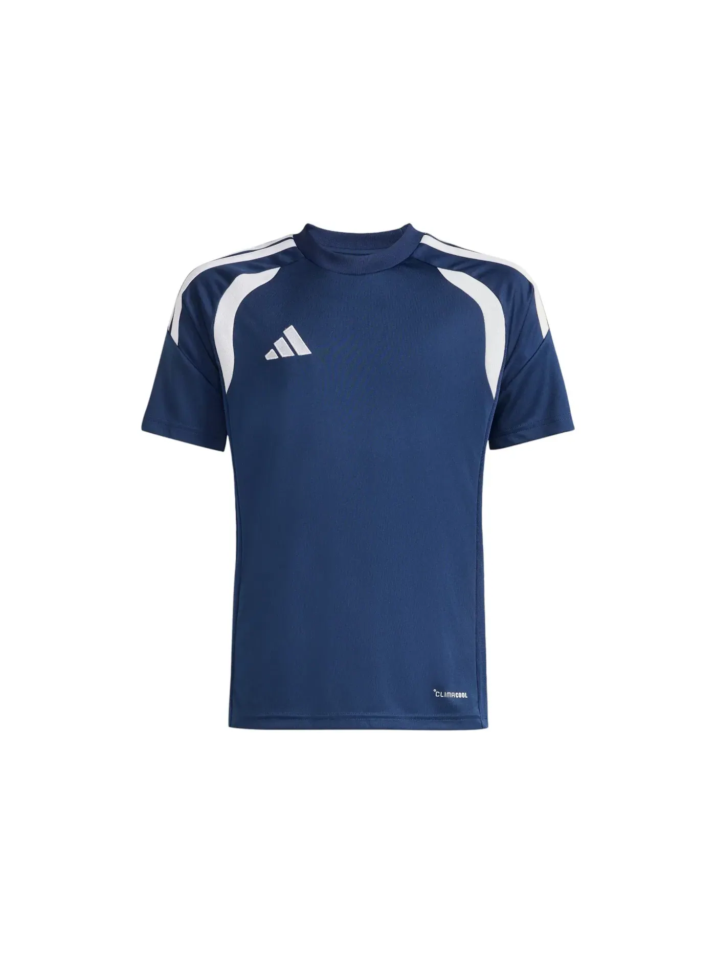 Детская футболка с длинным рукавом Jersey Adidas — изображение 1 из 1, темно-синий синий/белый