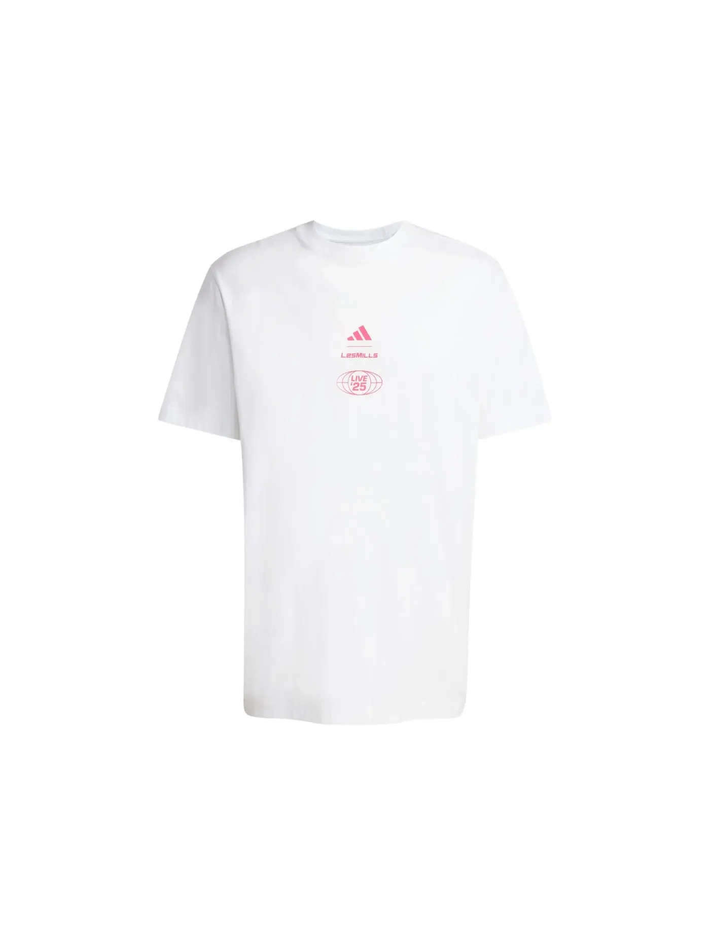Мужская футболка с принтом Adidas Lesmills Tour Graphic T-Shirt — изображение 1 из 1, белый