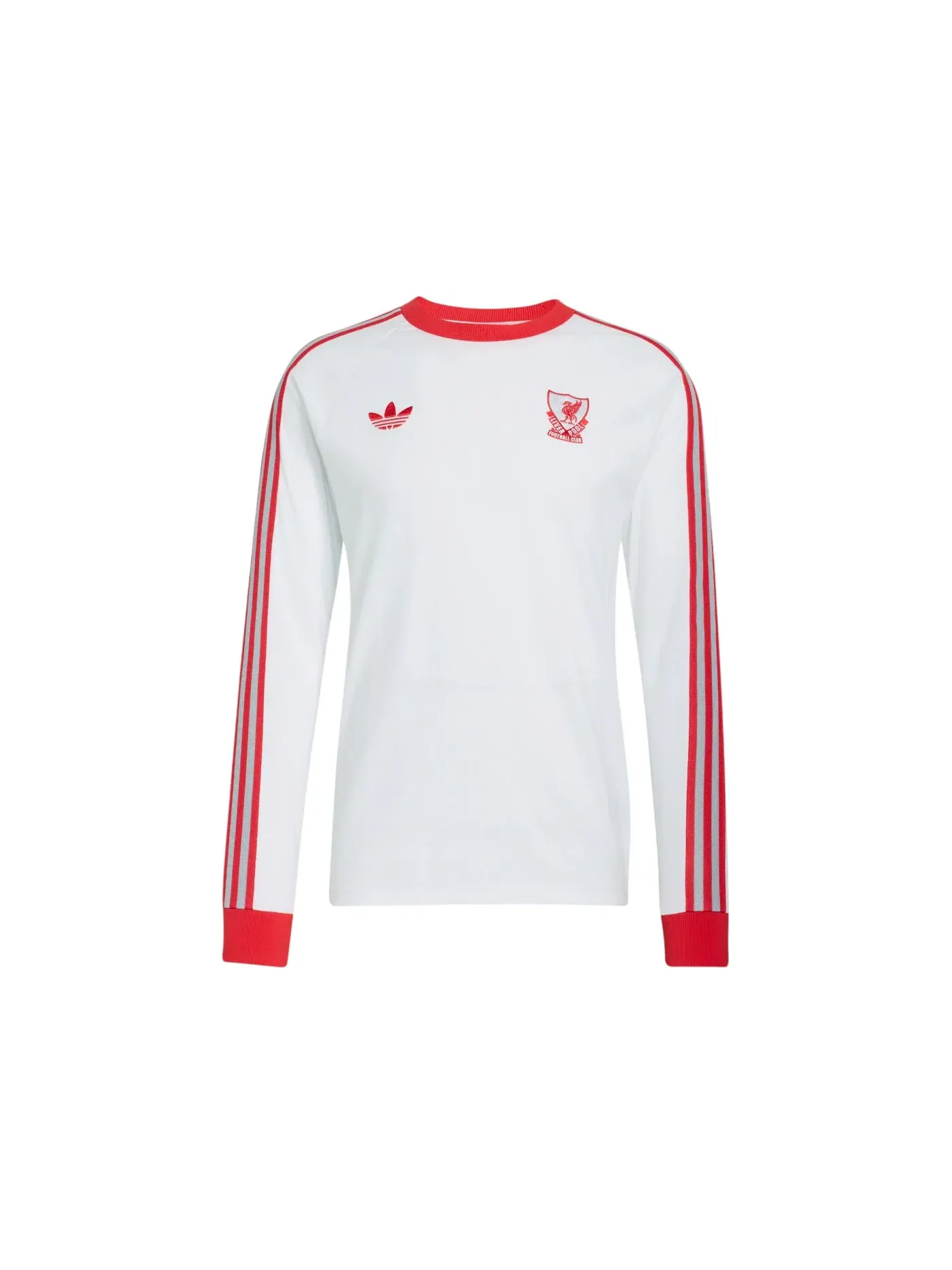 Мужская футболка с длинным рукавом Adidas Liverpool FC T-Shirt — изображение 1 из 1, белый