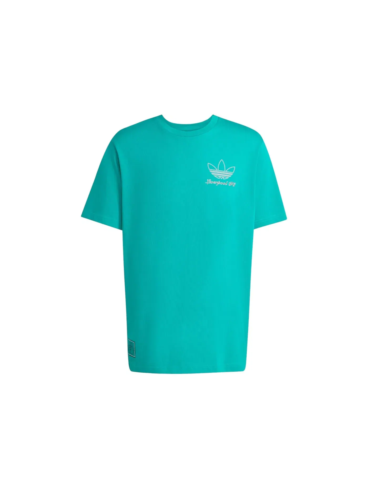 Мужская футболка с принтом Liverpool FC Terrace Icons Graphic Tee Adidas — изображение 1 из 1, зеленый