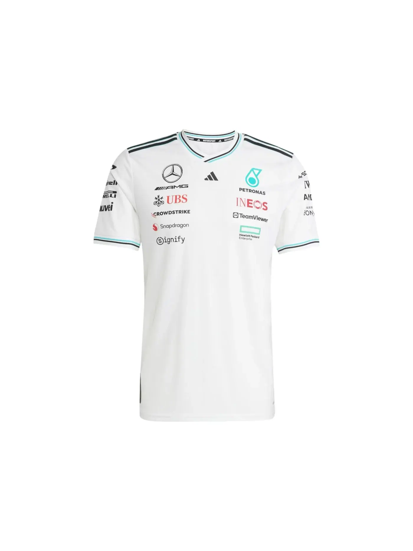 Мужская джерси с длинным рукавом Jersey Adidas — изображение 1 из 1, белый