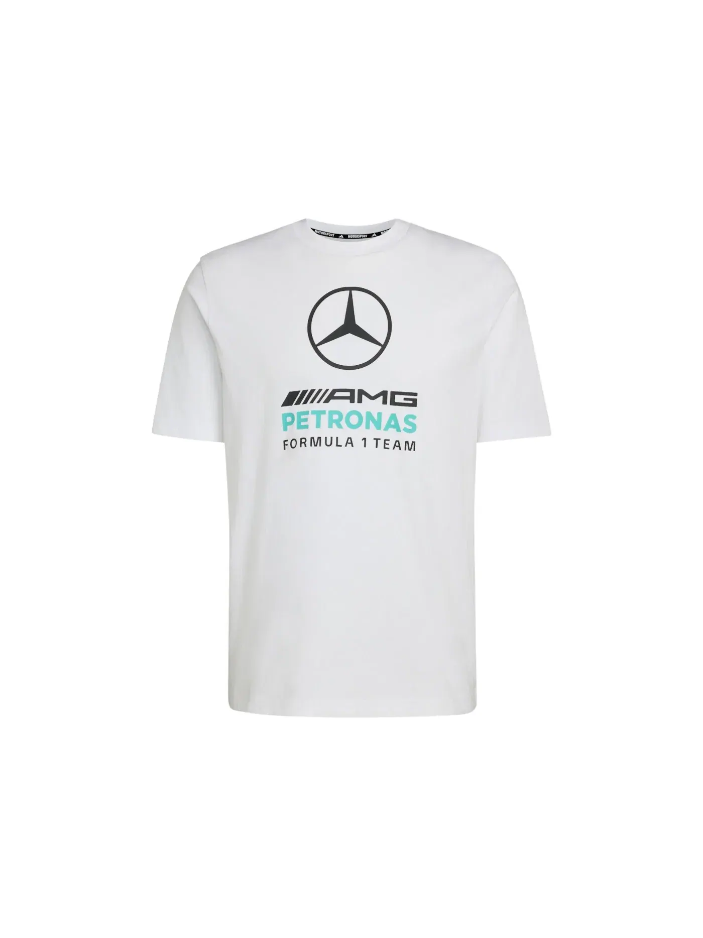 Мужская футболка с принтом Adidas Mercedes AMG Petronas Formula 1 Team DNA Graphic Tee — изображение 1 из 1, белый