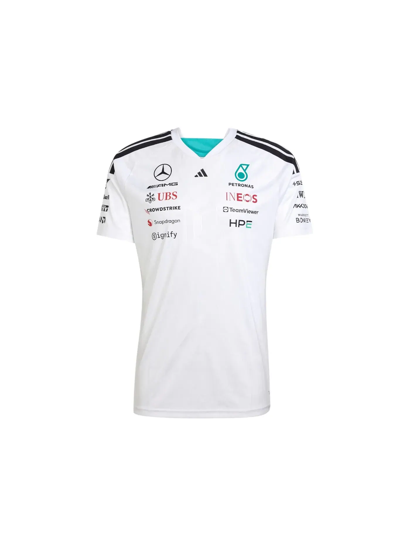 Мужская джерси с длинным рукавом Jersey Adidas — изображение 1 из 1, белый