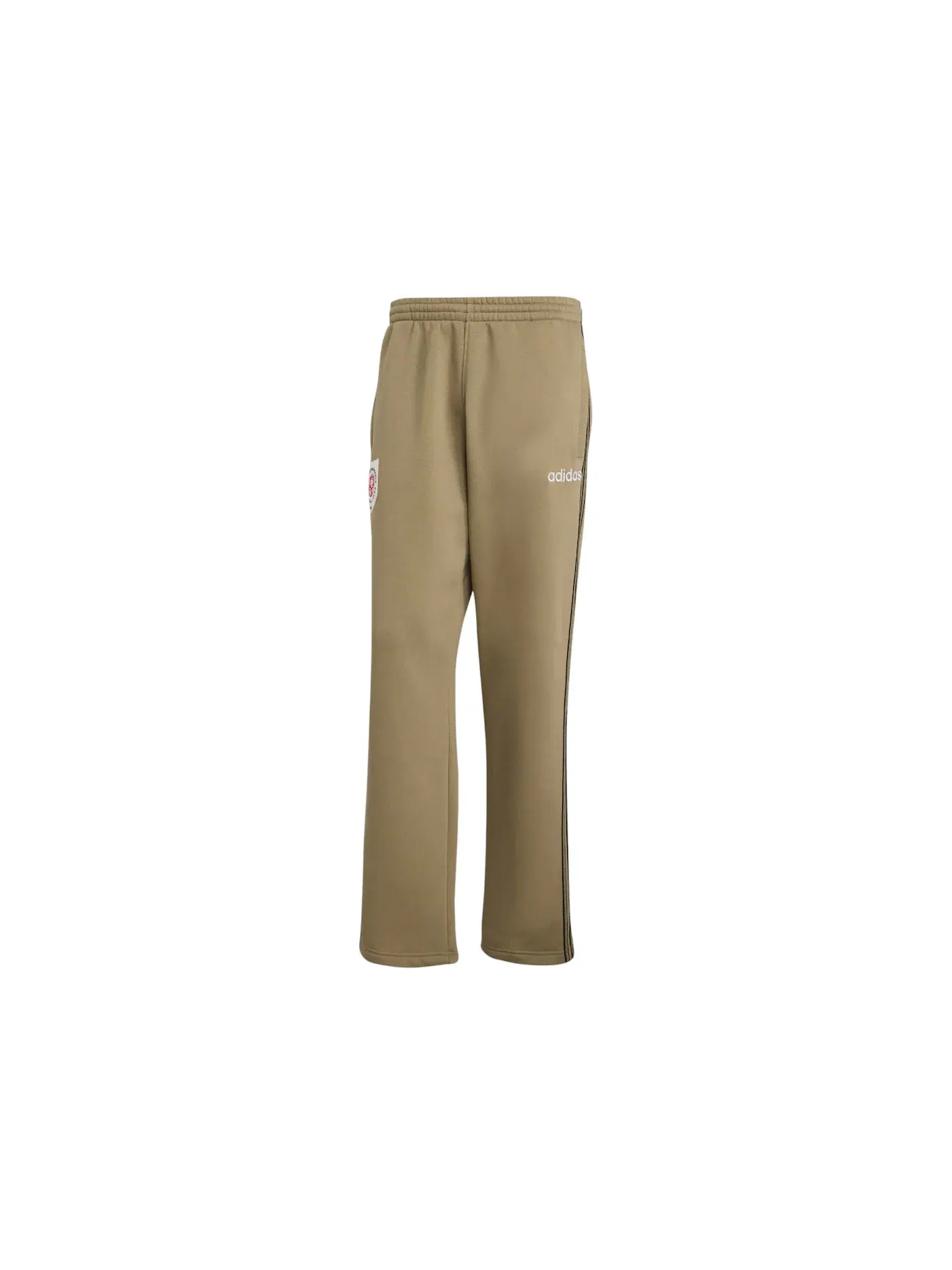 Мужские спортивные штаны с полосками Adidas Joggers — изображение 1 из 1, зеленый