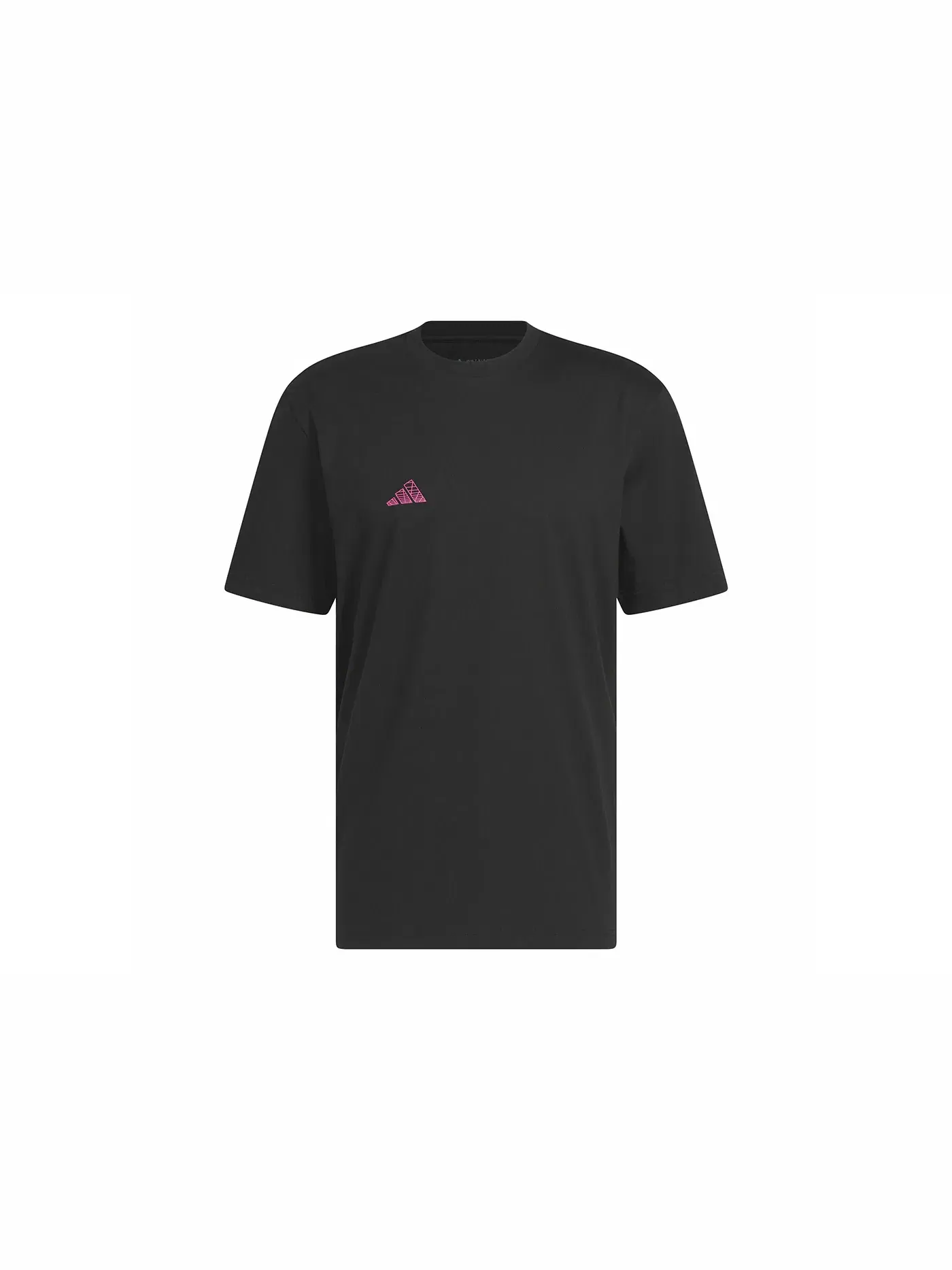 Мужская футболка с принтом Adidas — изображение 1 из 1, черный
