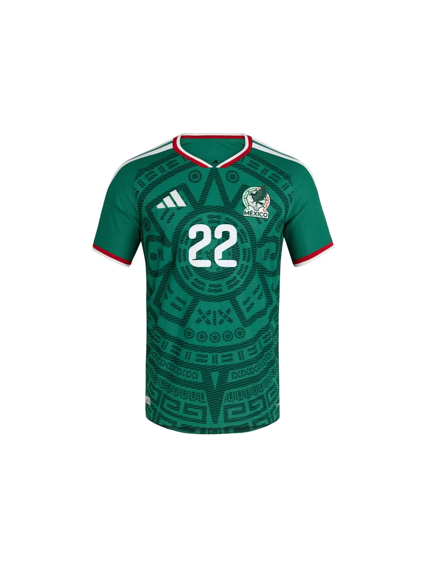 Мужская футбольная джерси с принтом Adidas Jersey — изображение 1 из 1, зеленый