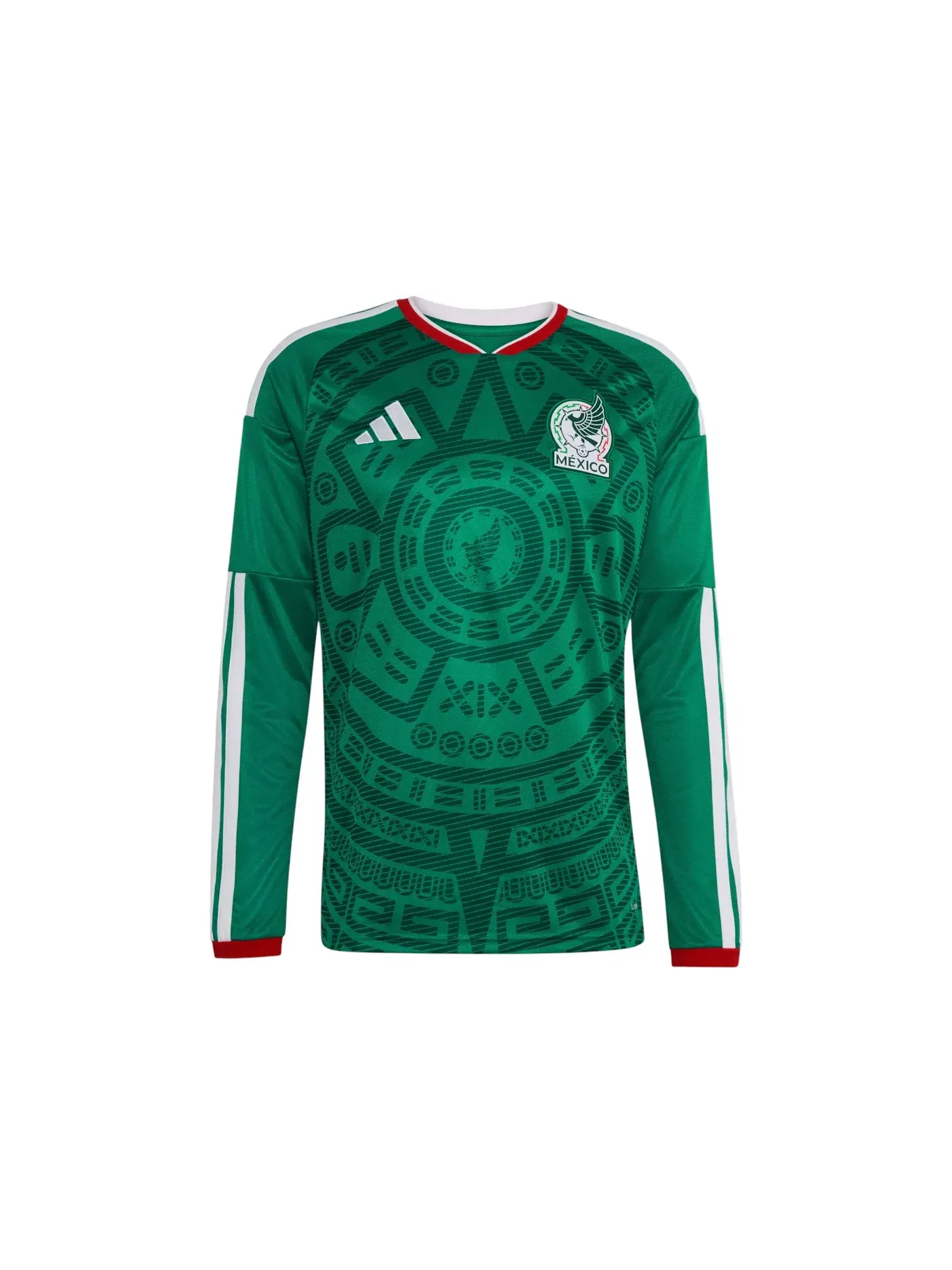 Мужская футболка с длинным рукавом Jersey Adidas — изображение 1 из 1, зеленый