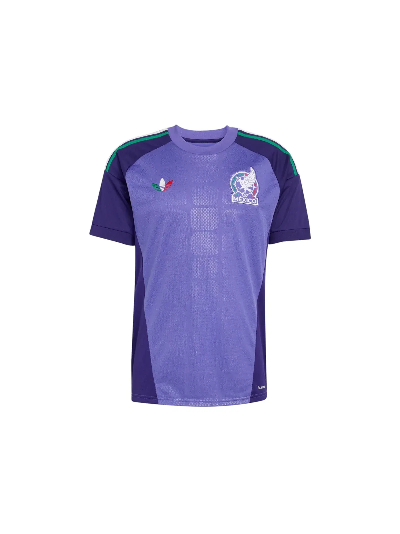 Мужская футбольная джерси с длинным рукавом Mexico 26 Away Goalkeeper Jersey Adidas — изображение 1 из 1, фиолетовый