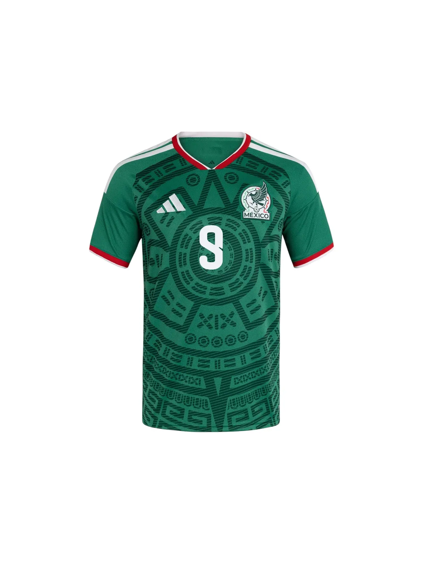 Мужская футбольная джерси Adidas Mexico 26 Home Raul Jersey Bold Green/Soccr-Mxs-Sxb — изображение 1 из 1, зеленый