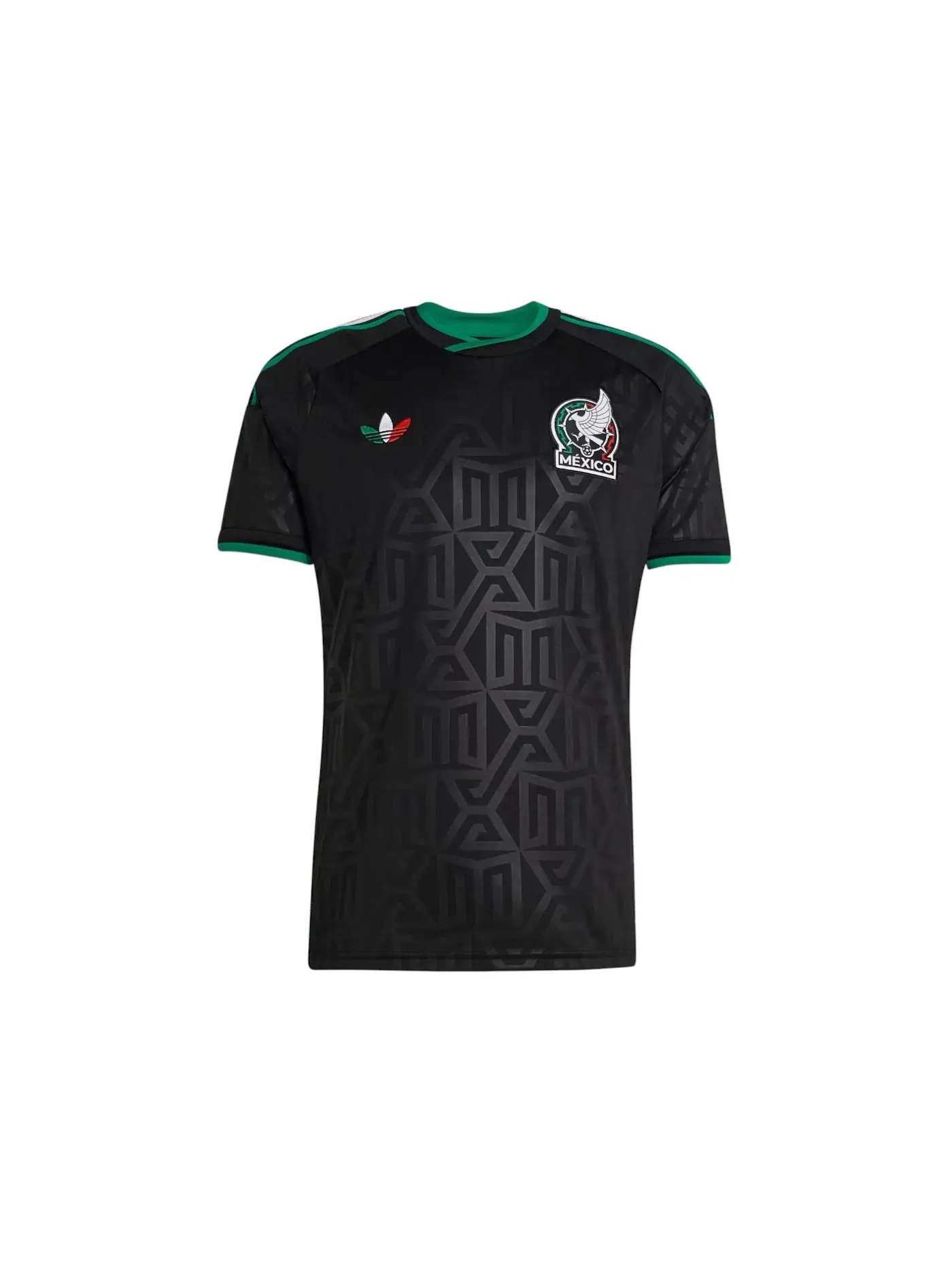 Мужская футбольная джерси с длинным рукавом Adidas Mexico 26 Third Jersey — изображение 1 из 2, черный