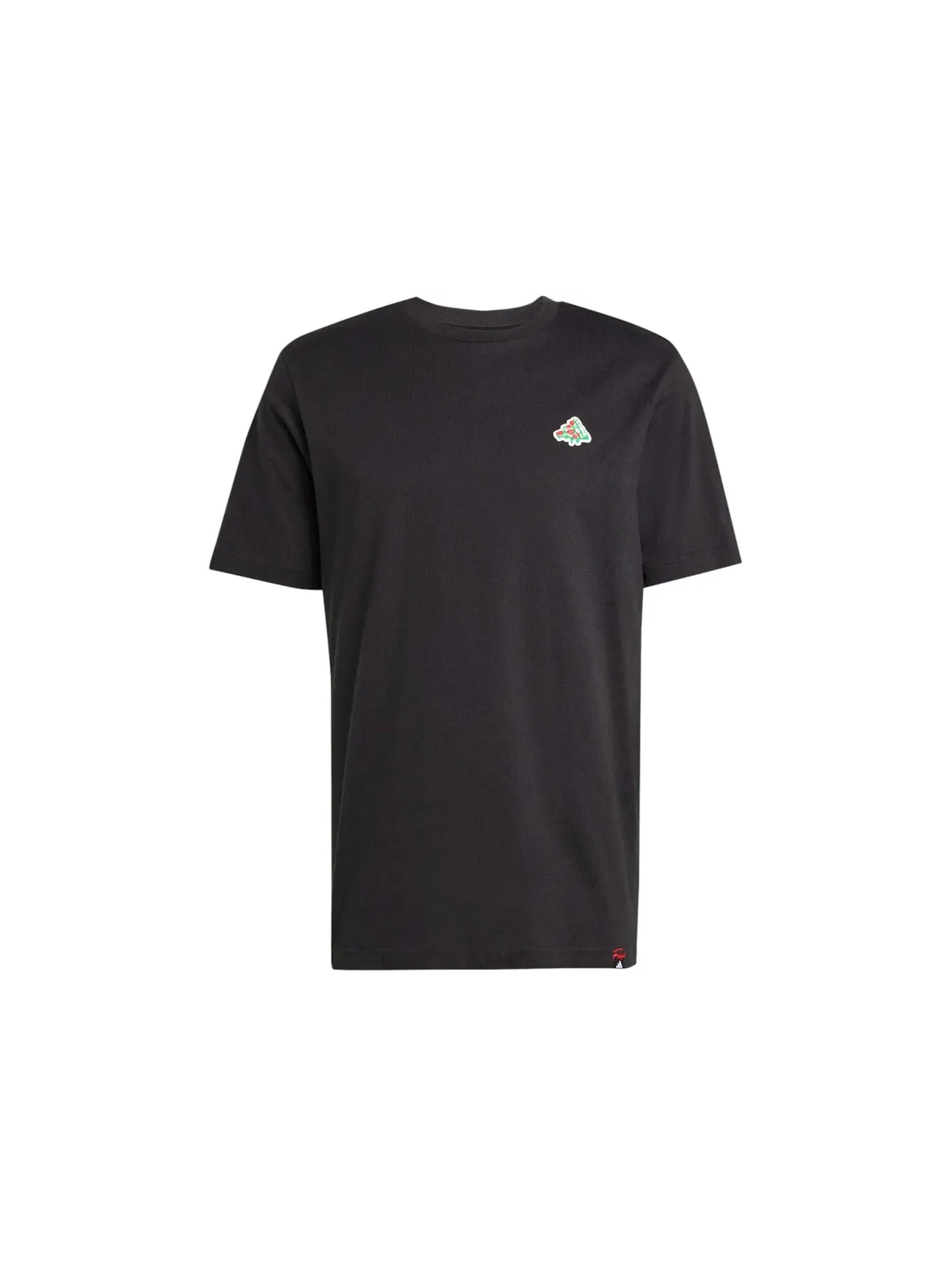 Мужская футболка с принтом Mini Pizza Graphic Adidas — изображение 1 из 1, черный