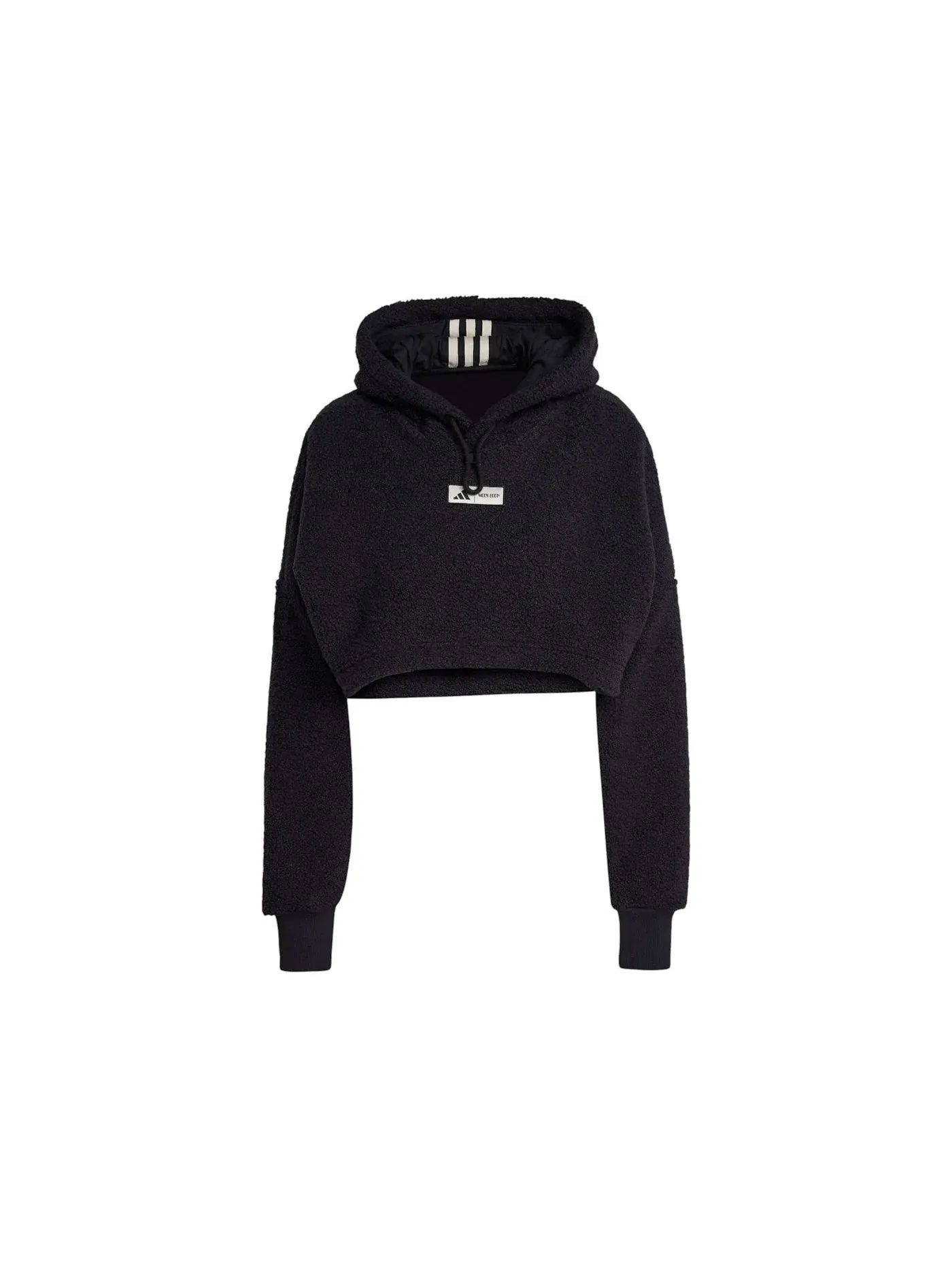 Женский худи с капюшоном Moon Boot Cropped Adidas — изображение 1 из 1, черный