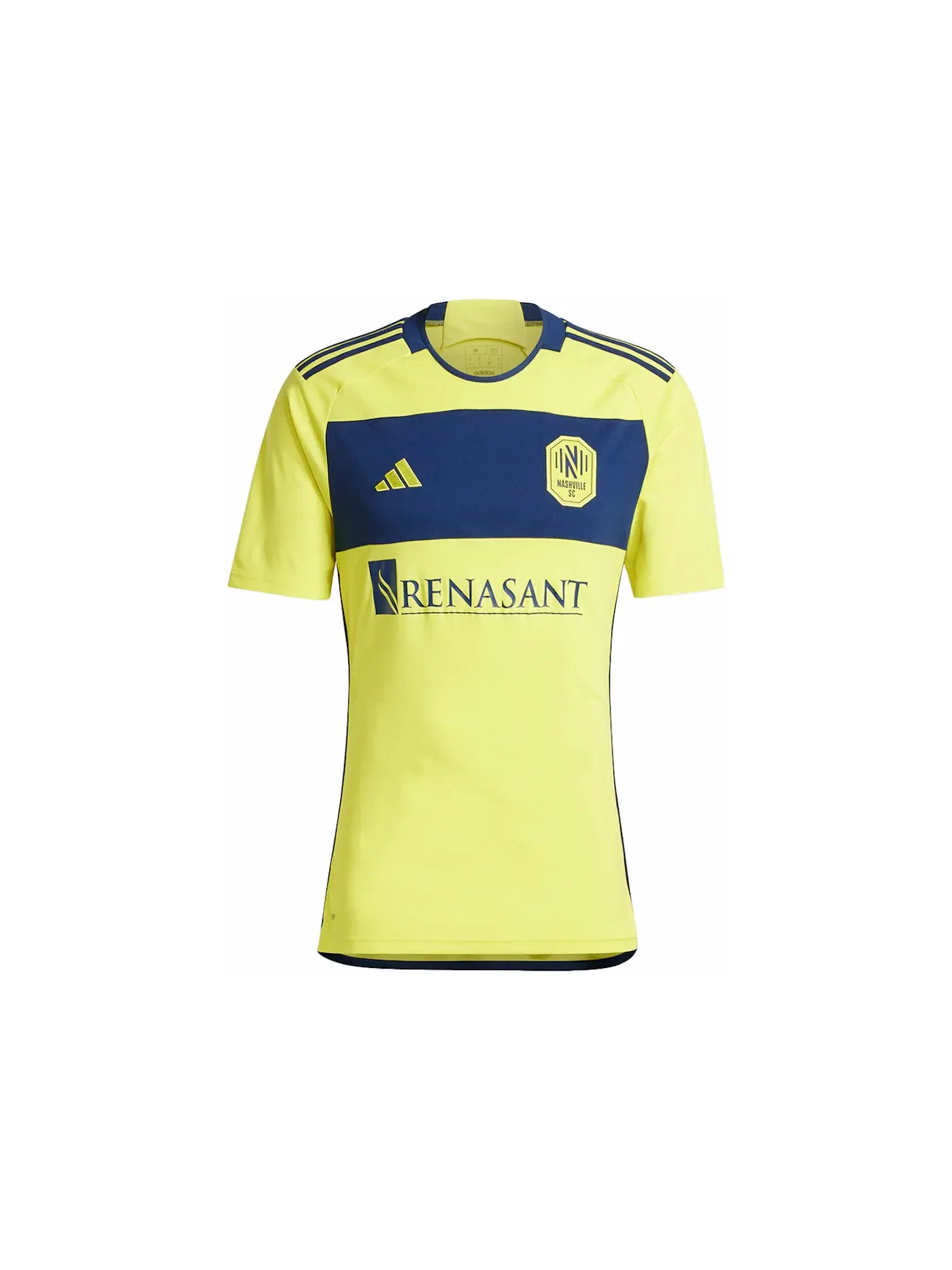 Мужская футбольная джерси с коротким рукавом Jersey Adidas — изображение 1 из 1, желтый темно-синий синий