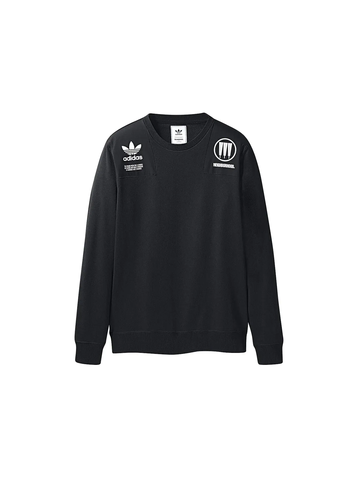 Мужской свитшот с длинным рукавом Adidas Sweatshirt — изображение 1 из 2, черный