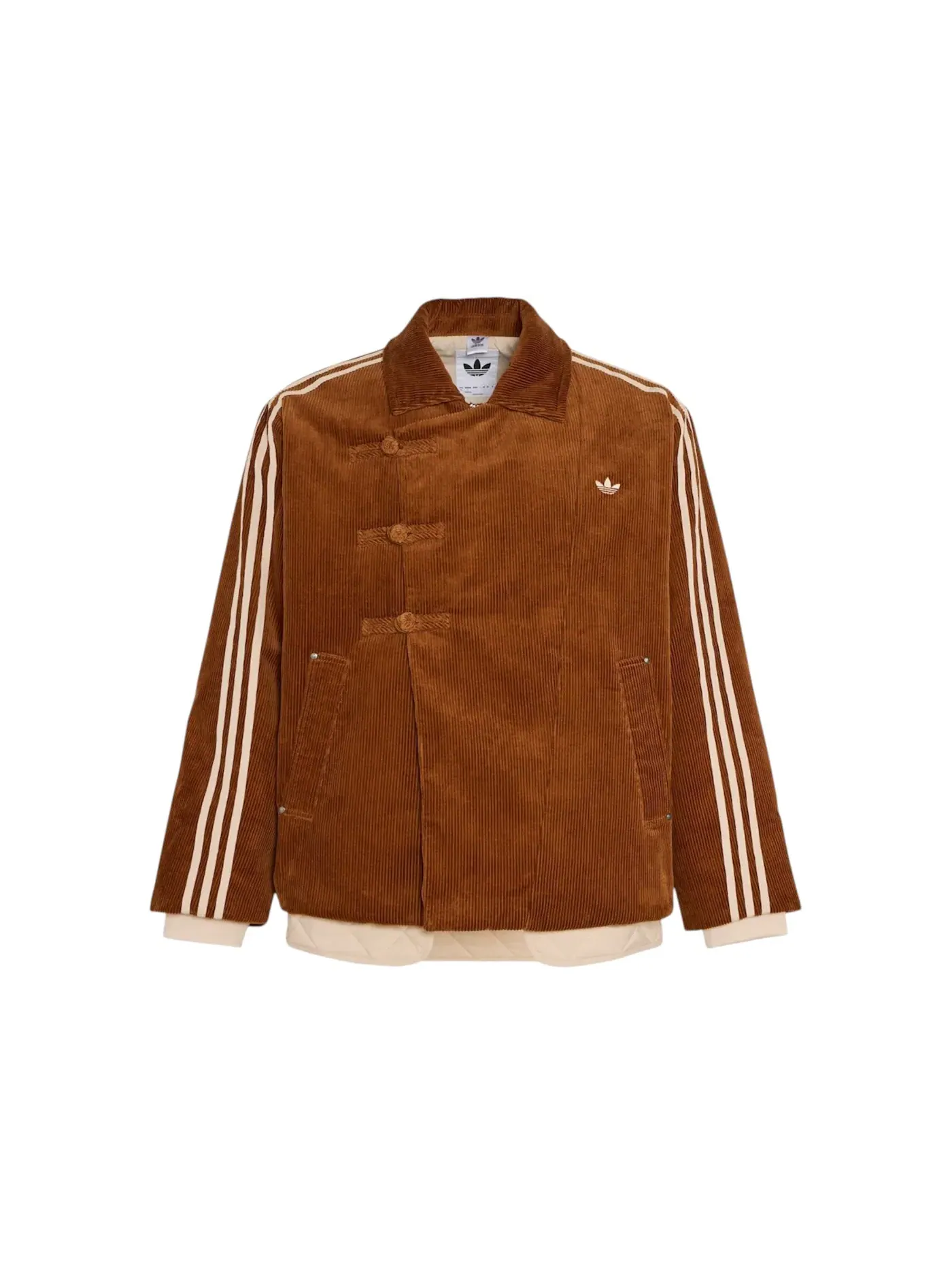 Мужская куртка из вельвета с набивкой Jacket (Asia Sizing) Adidas — изображение 1 из 2, медь