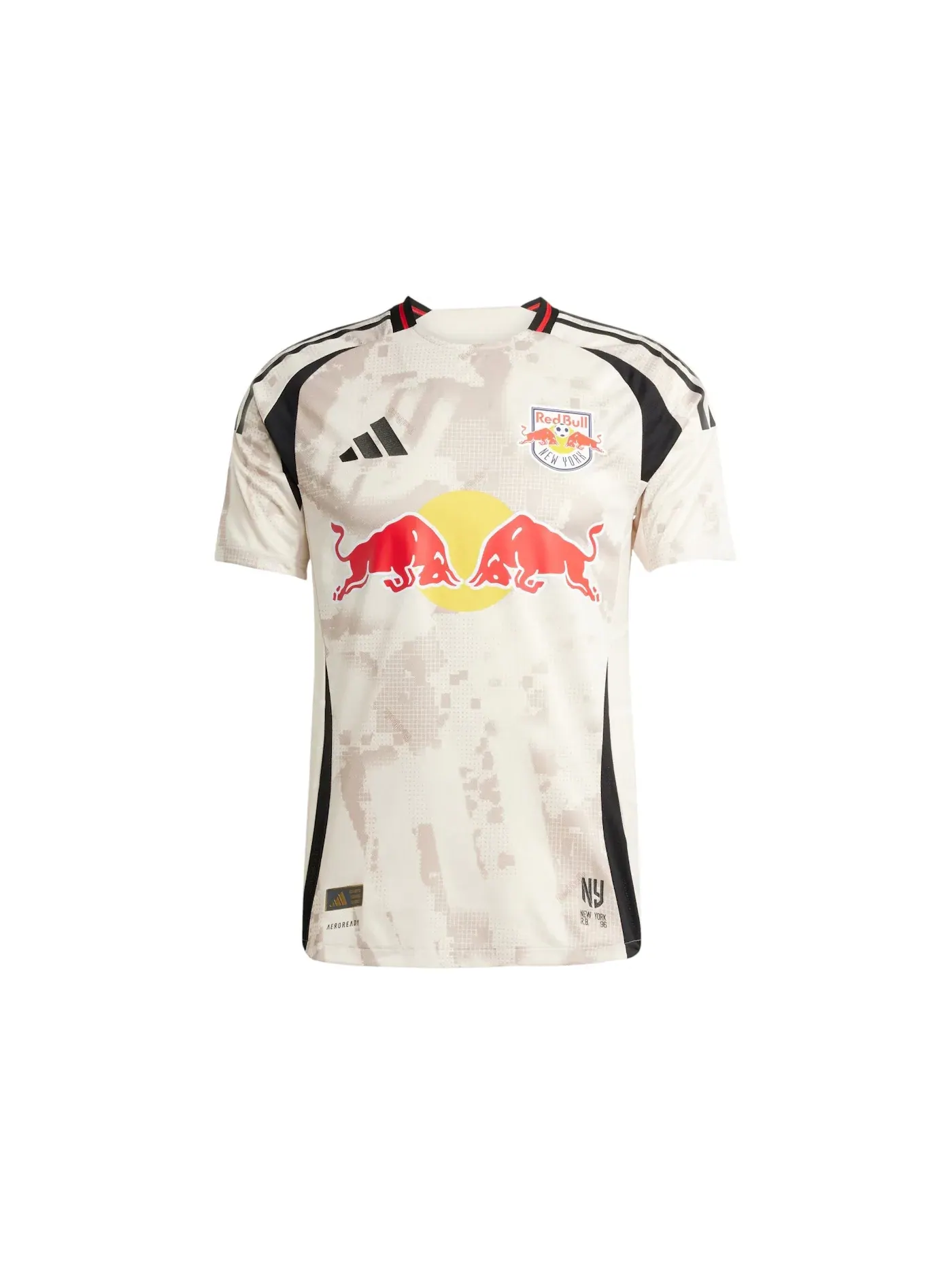 Мужская футбольная футболка с длинным рукавом Adidas Jersey — изображение 1 из 1, слоновая кость