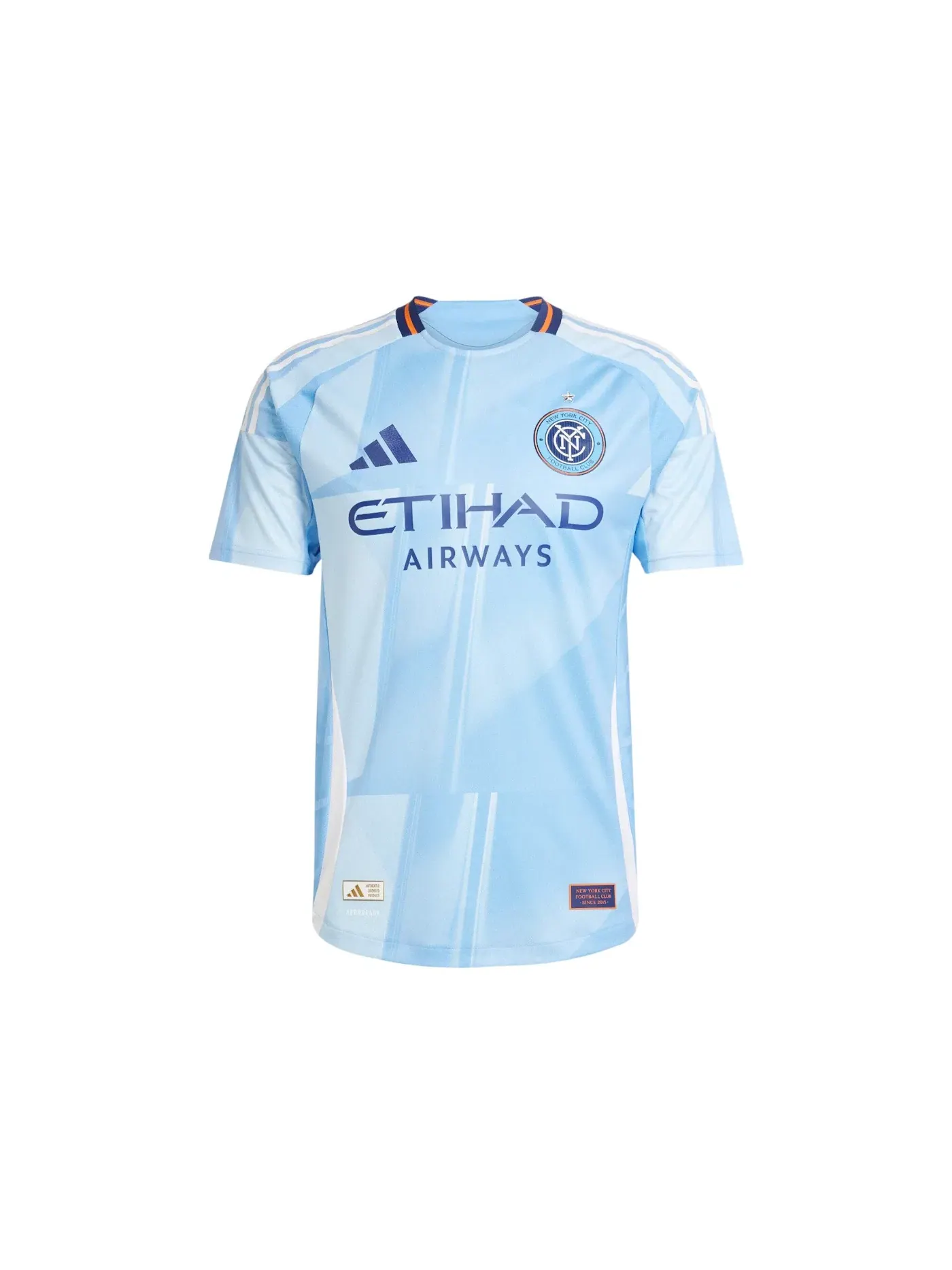 Мужская футболка с длинным рукавом Jersey Adidas — изображение 1 из 1, светлый синий