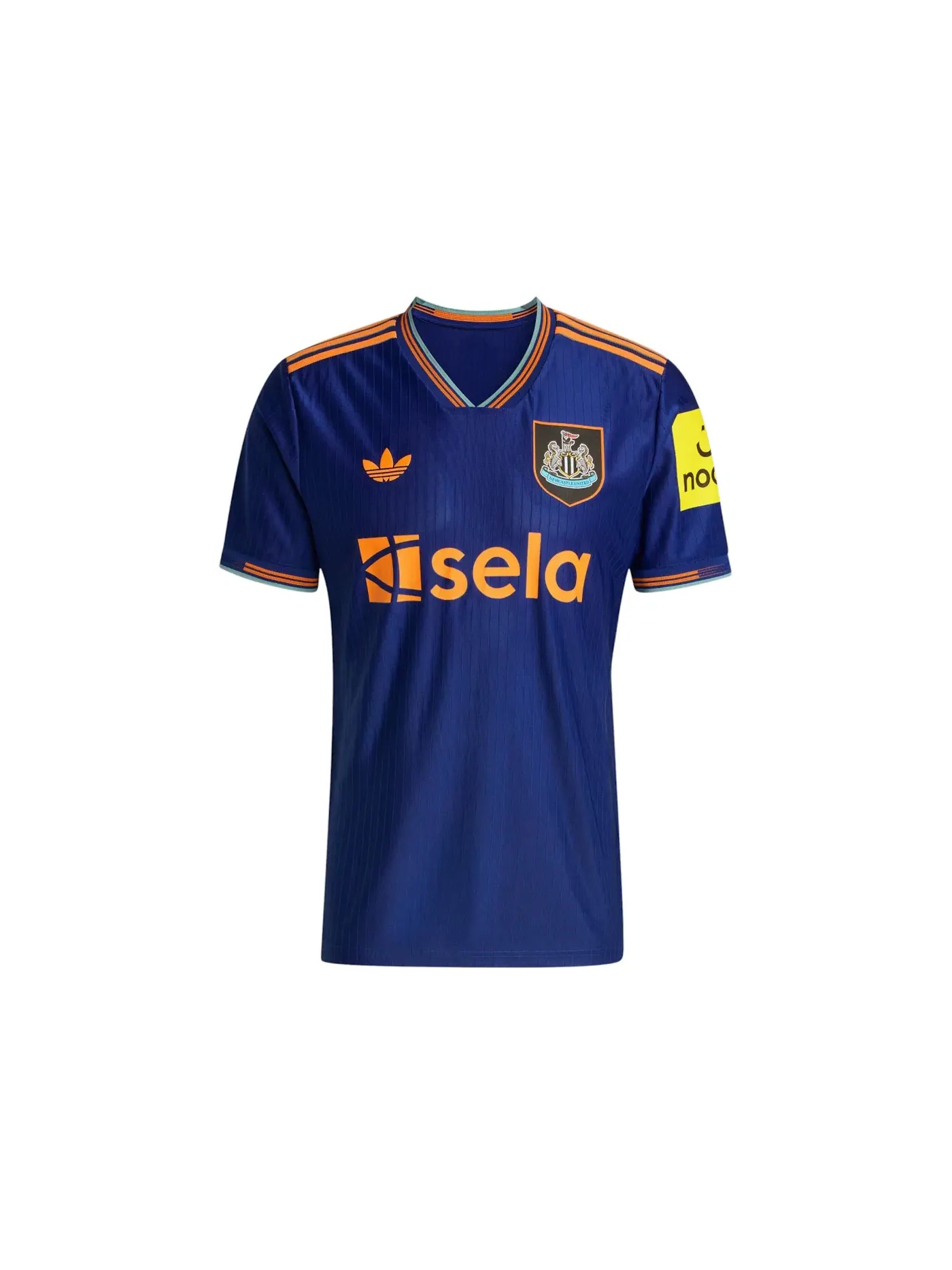 Мужская футболка с длинным рукавом Jersey Adidas — изображение 1 из 1, синий оранжевый