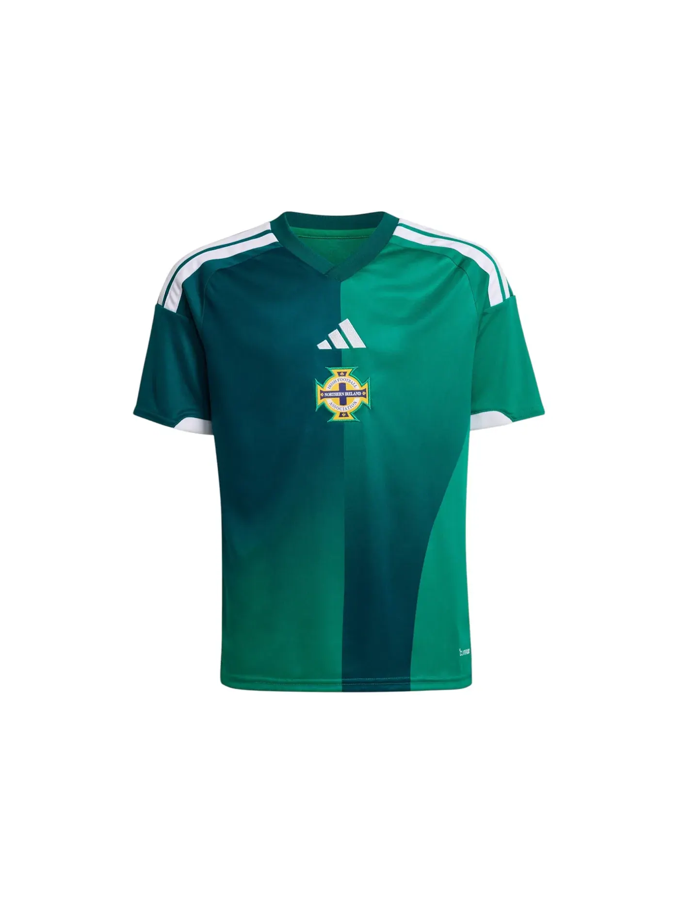Детская футболка с длинным рукавом Jersey Adidas — изображение 1 из 1, зеленый/белый