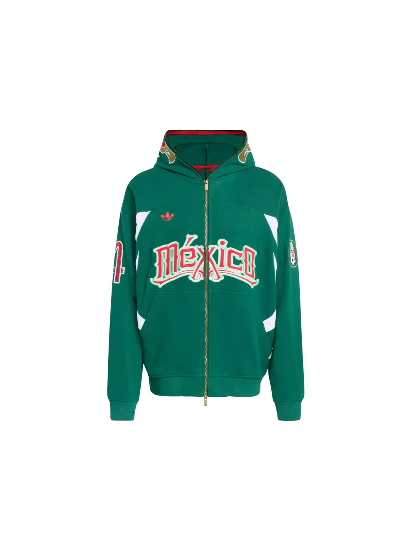 Мужская худи с длинным рукавом Hoodie Adidas — изображение 1 из 3, зеленый