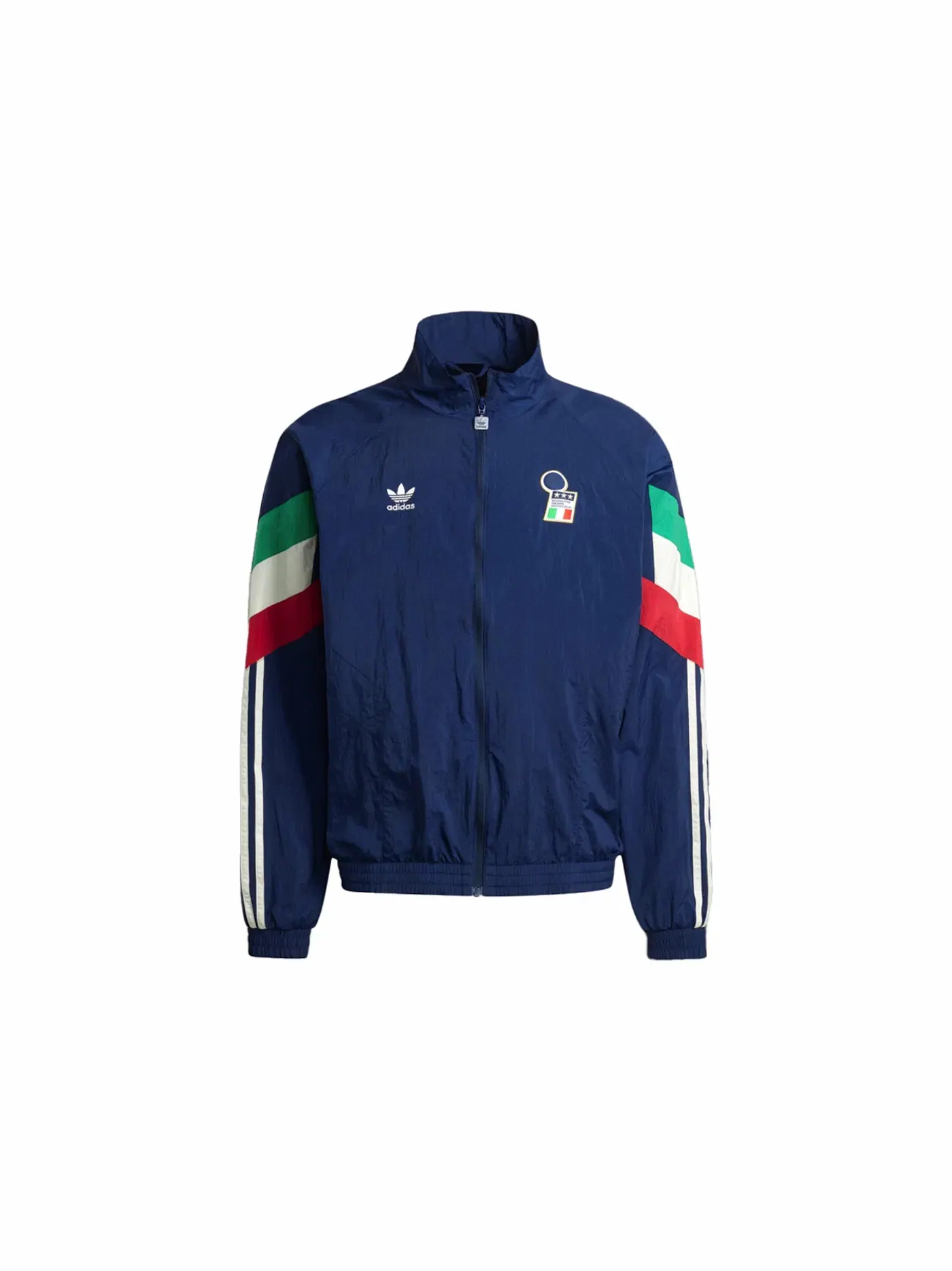 Мужская куртка-тренч с принтом Adidas Originals Italy Track Top — изображение 1 из 1, индиго
