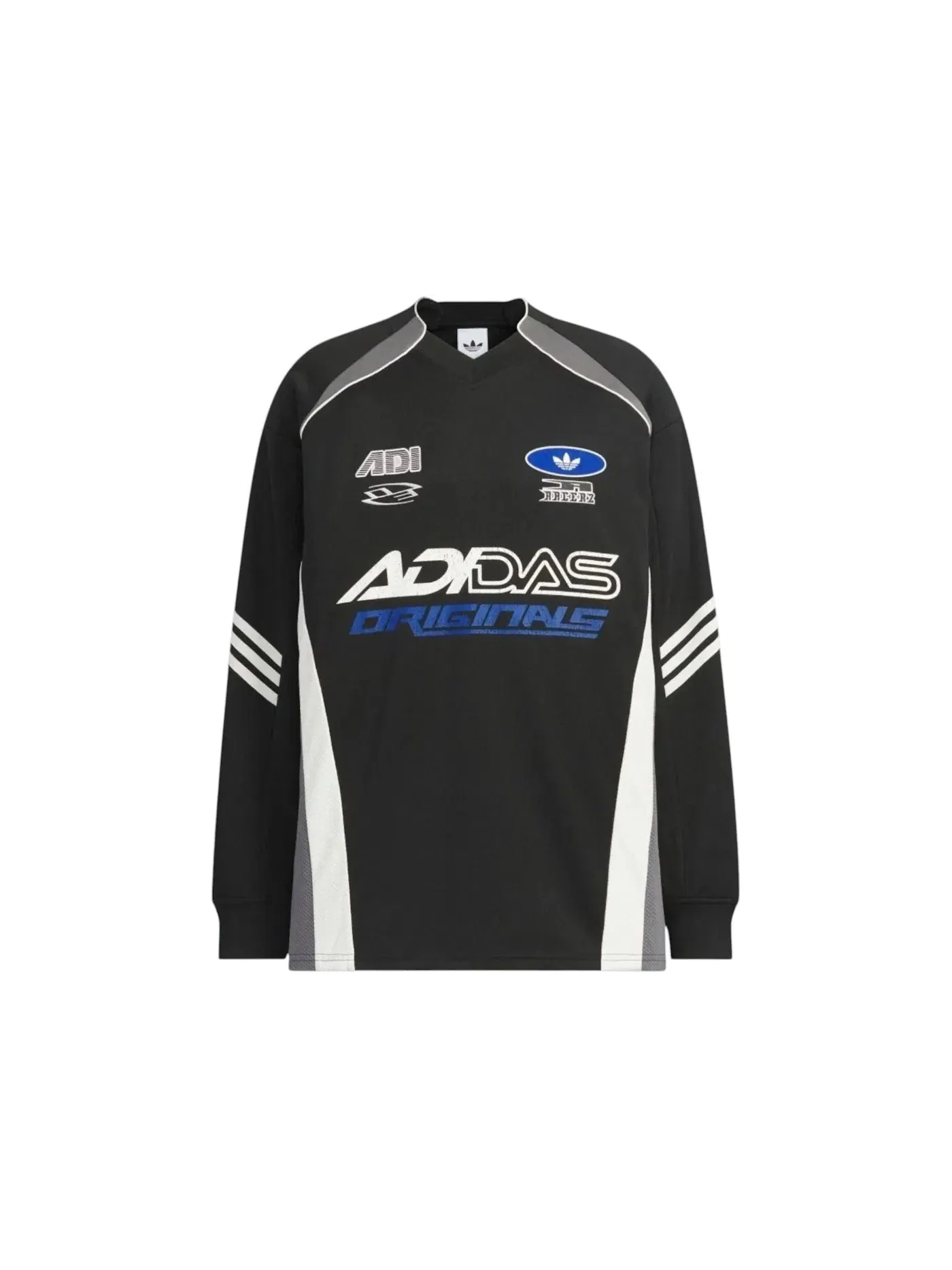 Мужская футболка с длинным рукавом Adidas Originals Moto Long Sleeve T-shirt (Asian Sizing) — изображение 1 из 1, черный