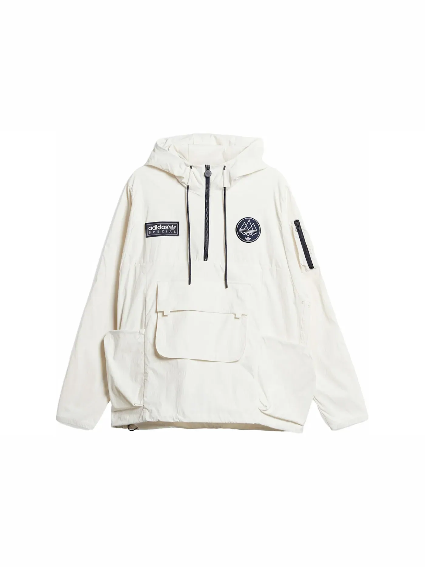 Мужская куртка-смокинг Todmorden Smock Adidas — изображение 1 из 2, белый