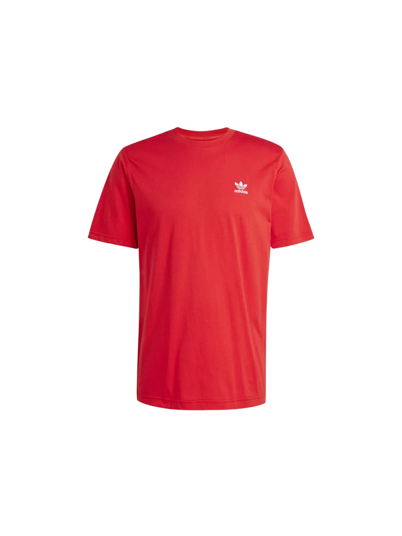 Мужская футболка с принтом Trefoil Tee Adidas — изображение 1 из 1, красный/белый