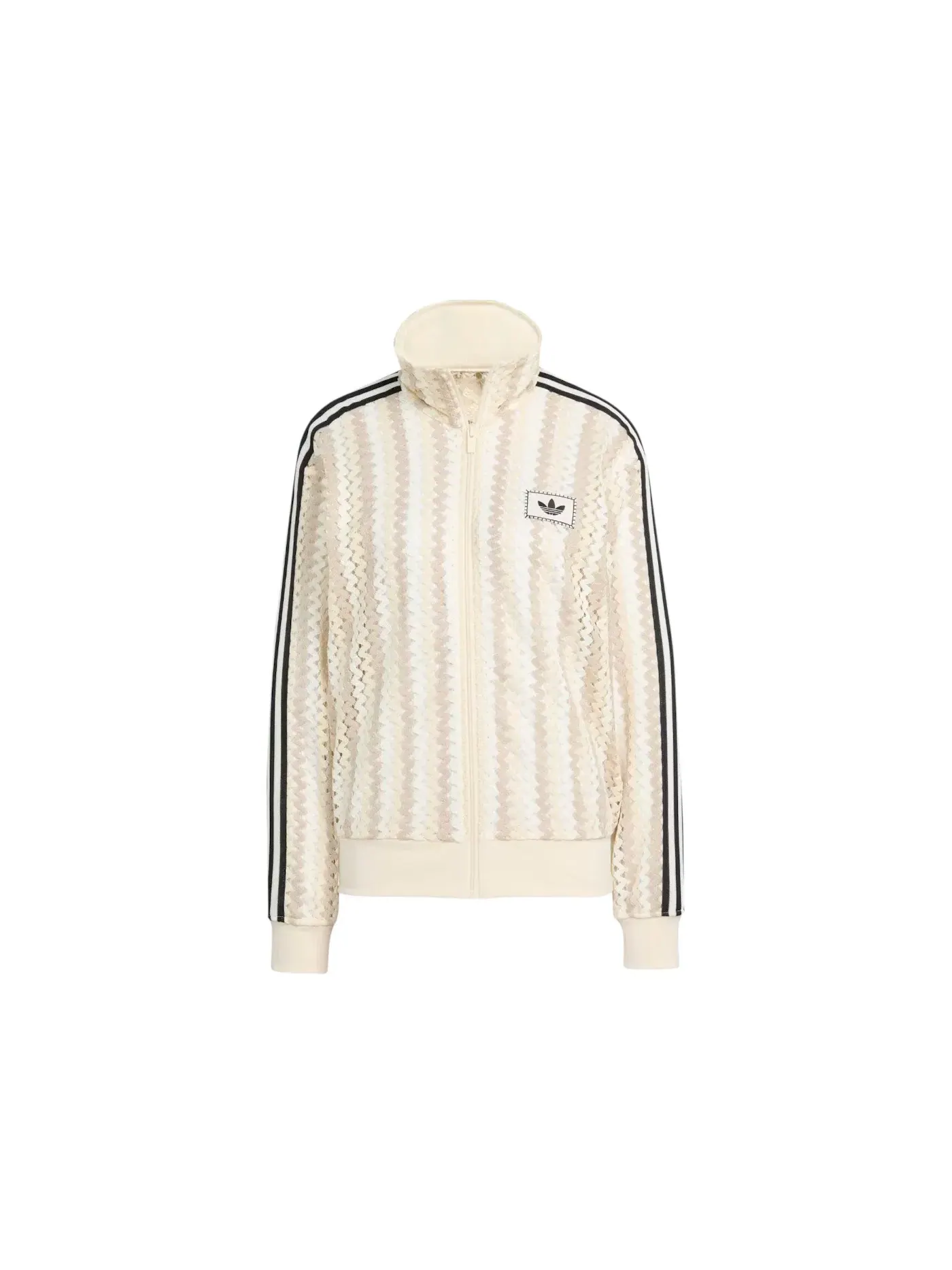 Женская футболка с длинным рукавом Firebird Track Top Adidas — изображение 1 из 1, белый