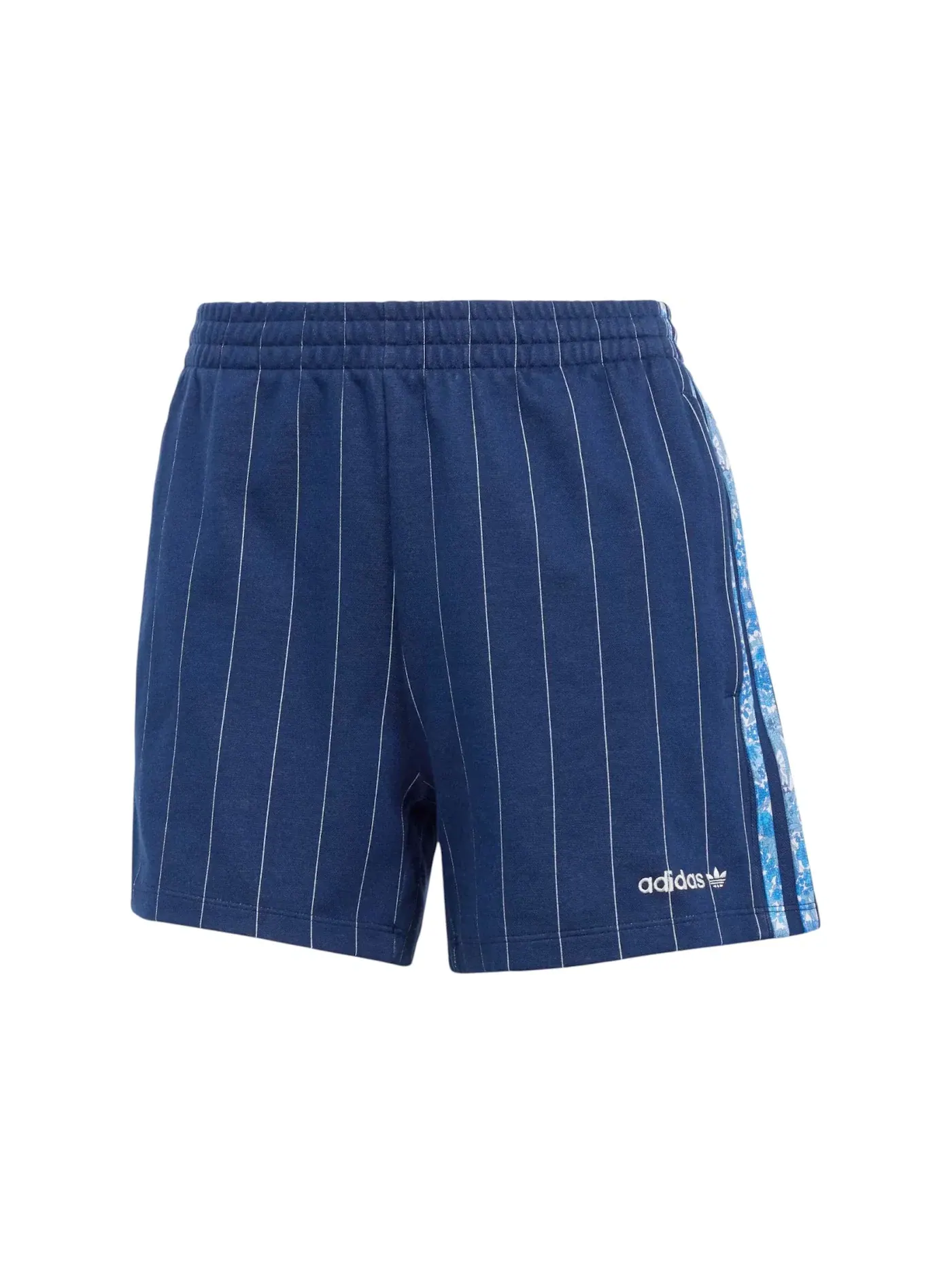 Детские шорты с принтом Shorts Adidas Originals x Liberty London — изображение 1 из 1, индиго/белый