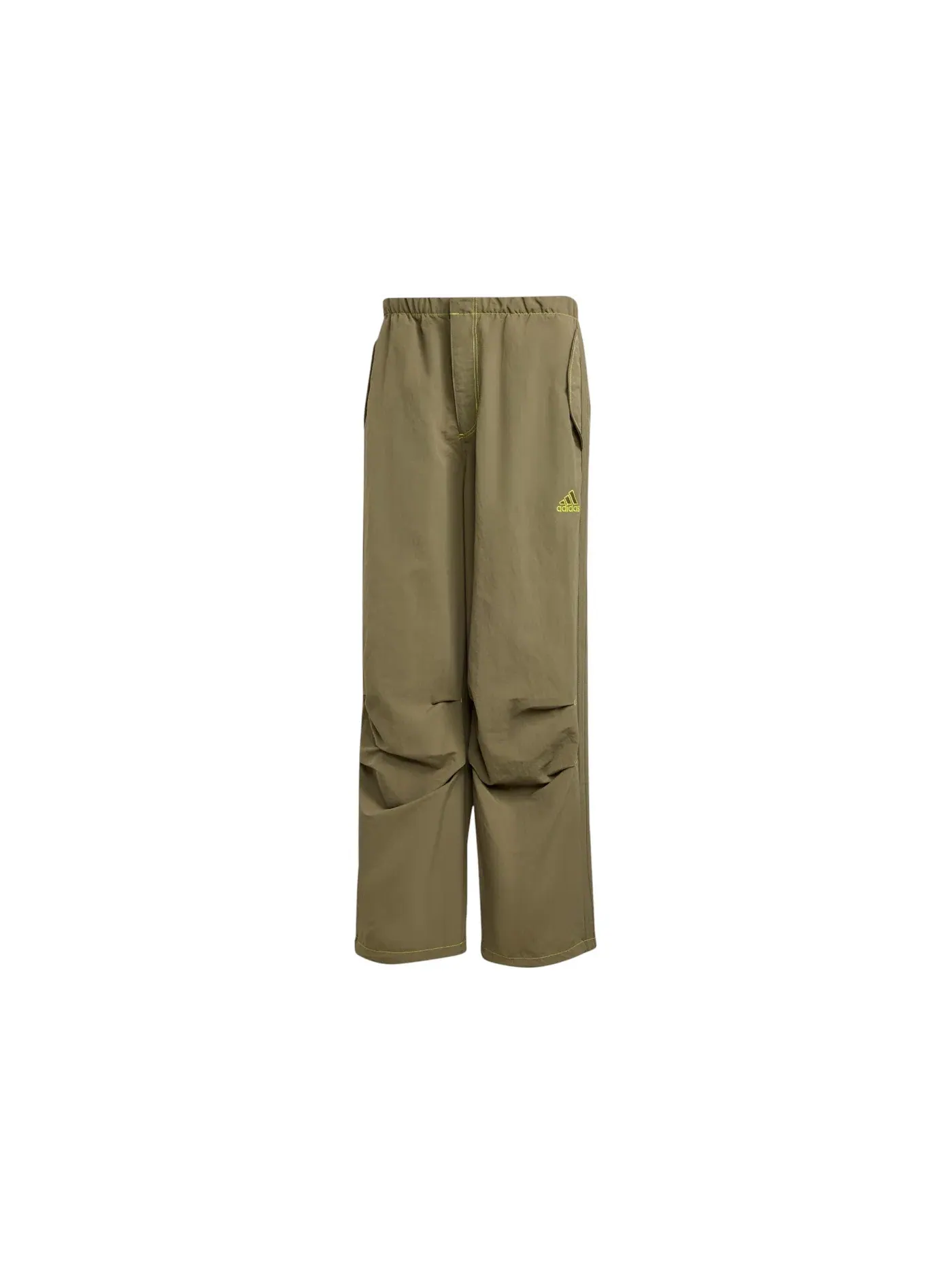 Мужские спортивные штаны с принтом Parachute Tracksuit Bottoms Adidas — изображение 1 из 1, оливковый