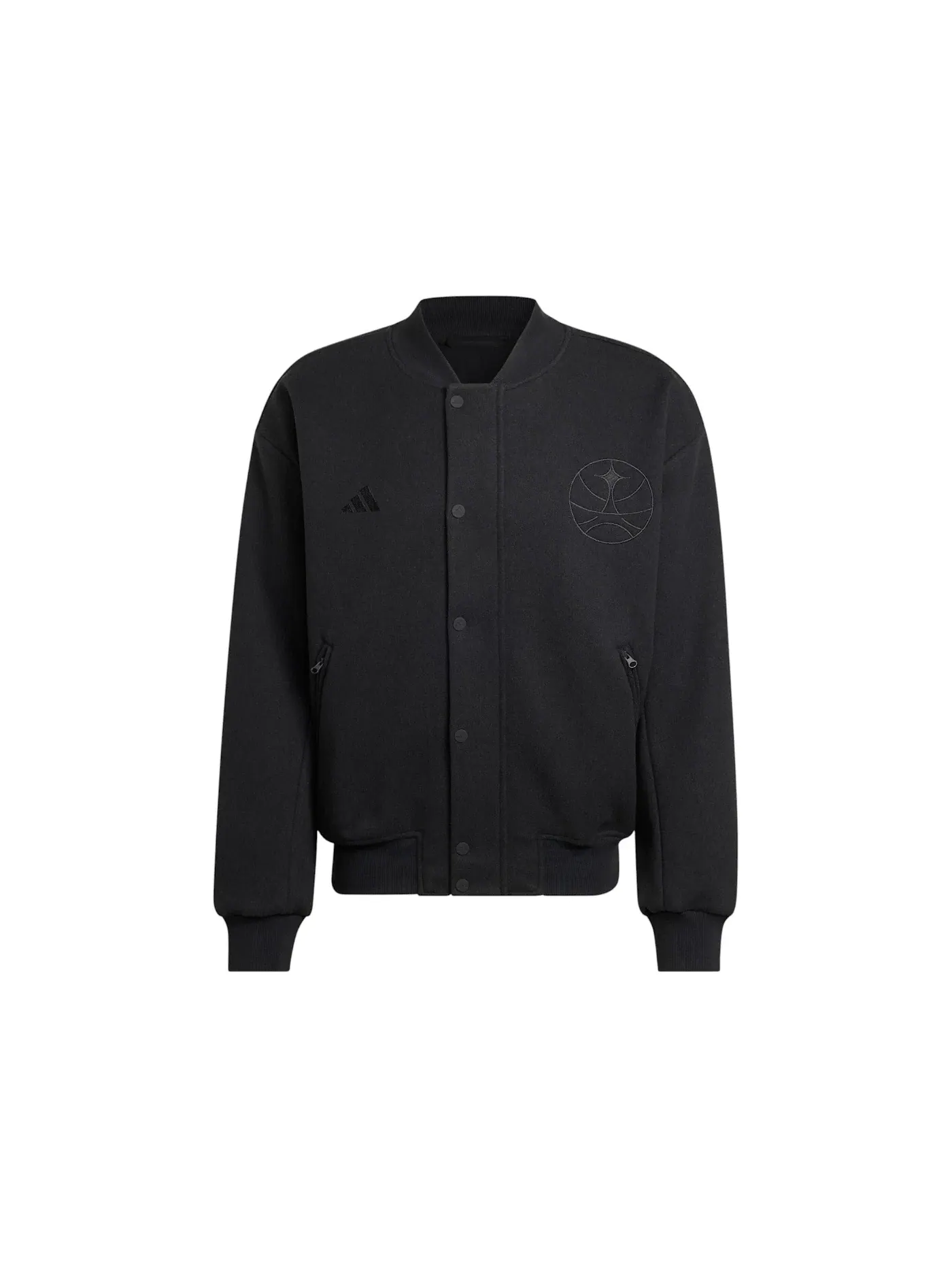 Мужская куртка с длинным рукавом Jacket Adidas — изображение 1 из 1, черный