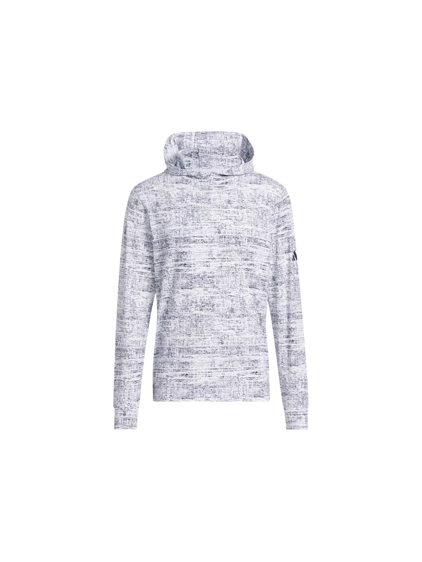 Мужская легкая худи с принтом Adidas Performance Printed Lightweight Hoodie — изображение 1 из 1, белый темно-синий
