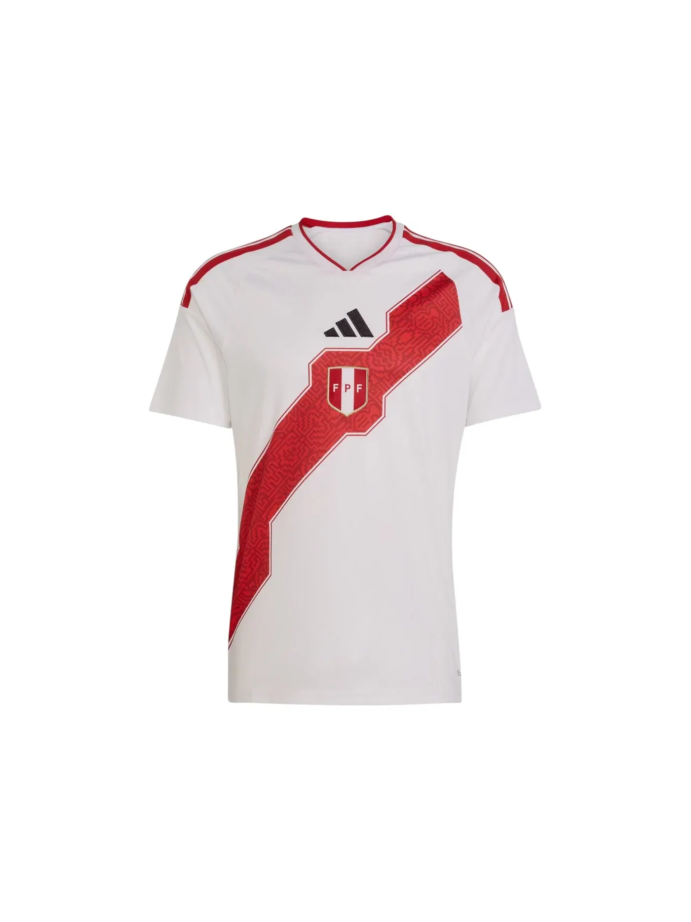 Мужская футбольная джерси Adidas Peru 2026 Home Jersey — изображение 1 из 1, белый