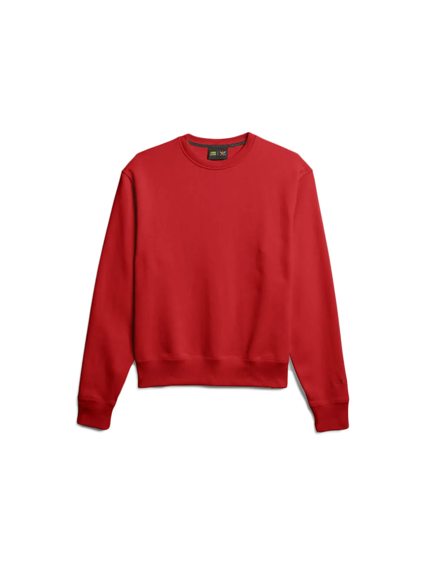 Детский свитшот с круглым вырезом Adidas Pharrell Williams Basics Crewneck Sweatshirt — изображение 1 из 1, красный