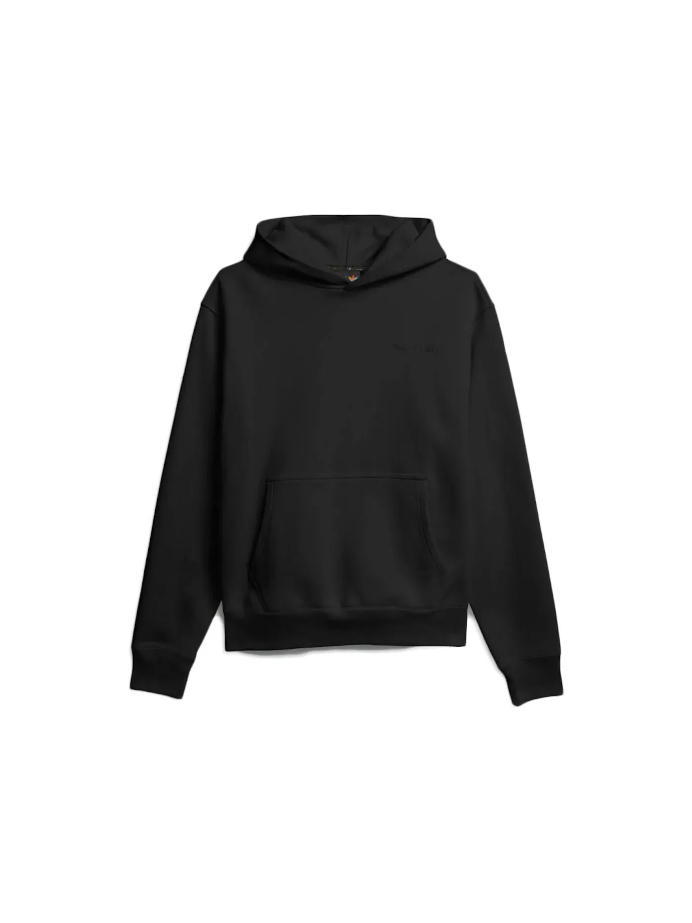 Унисекс худи с длинным рукавом Pharrell Williams Basics Adidas — изображение 1 из 2, черный