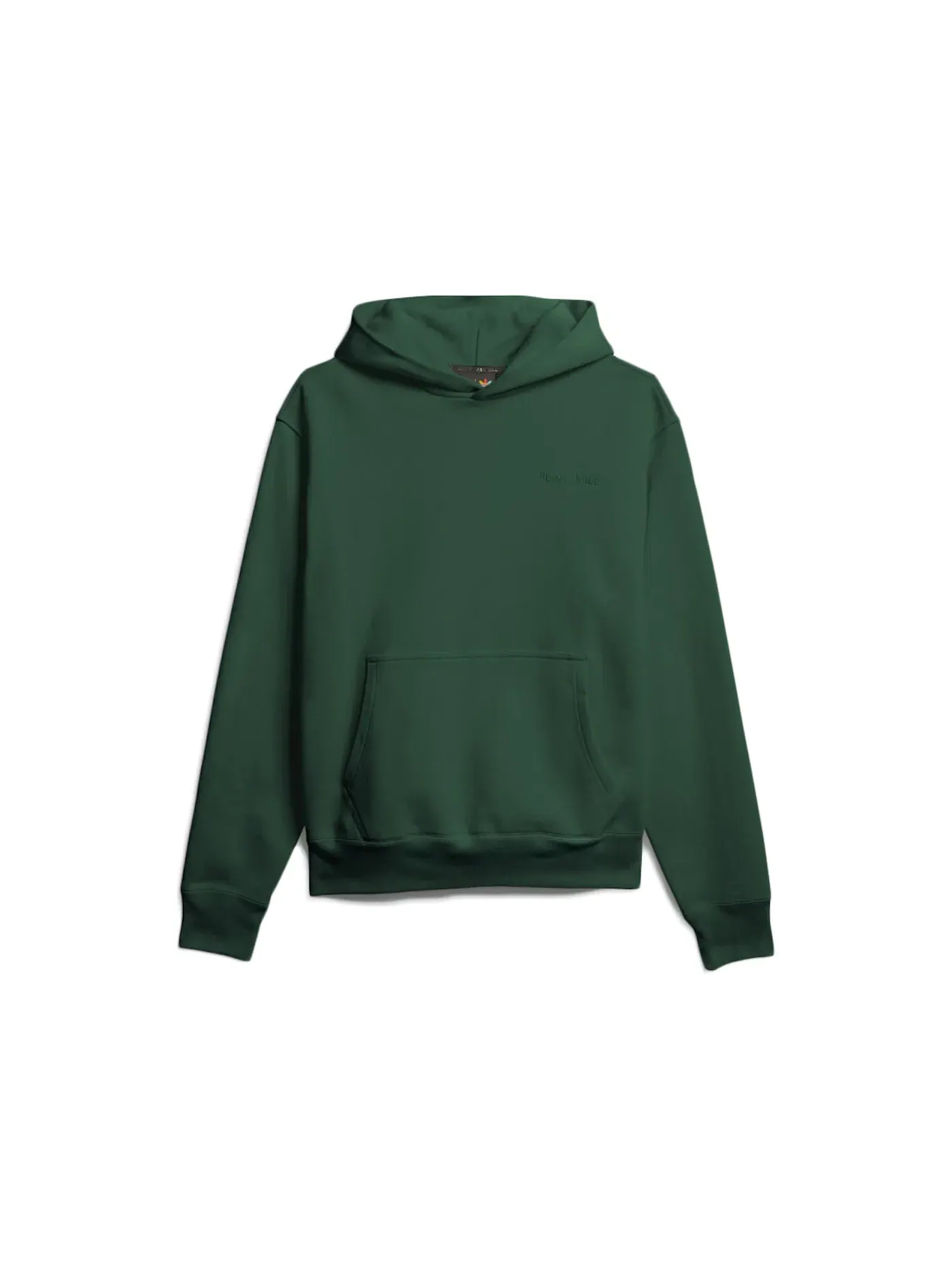 Унисекс худи с длинным рукавом Adidas Pharrell Williams Basics — изображение 1 из 1, темный зеленый