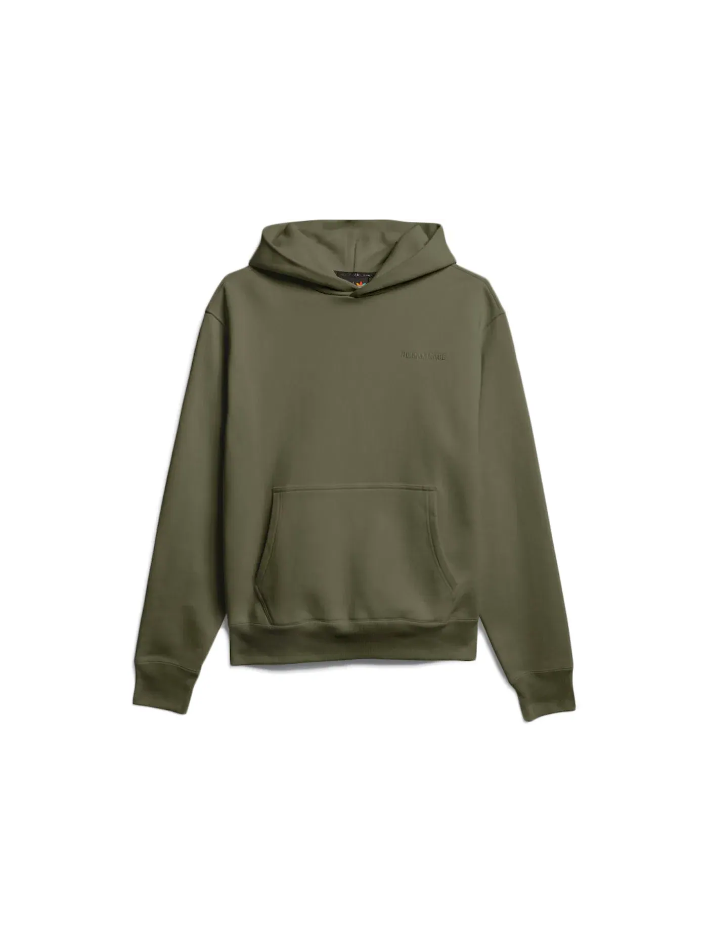 Унисекс худи с длинным рукавом Adidas Pharrell Williams Basics — изображение 1 из 1, оливковый