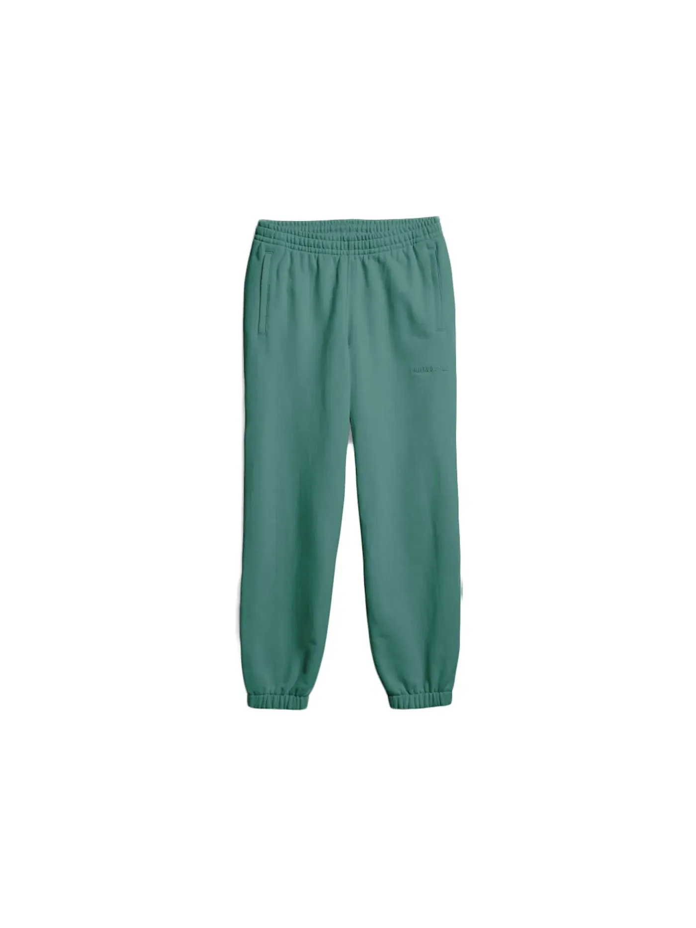Унисекс спортивные штаны с принтом Pharrell Williams Basics Adidas — изображение 1 из 2, зеленый